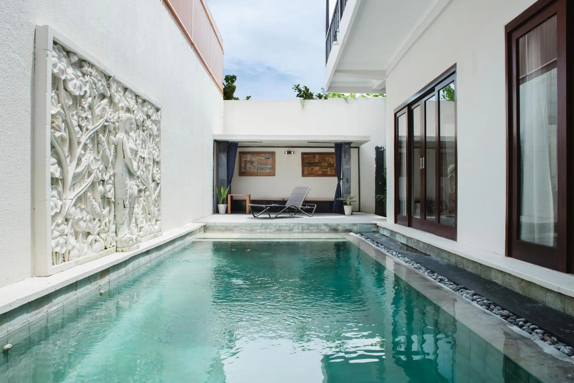 Swimming pool in White Lotus Villas Seminyak