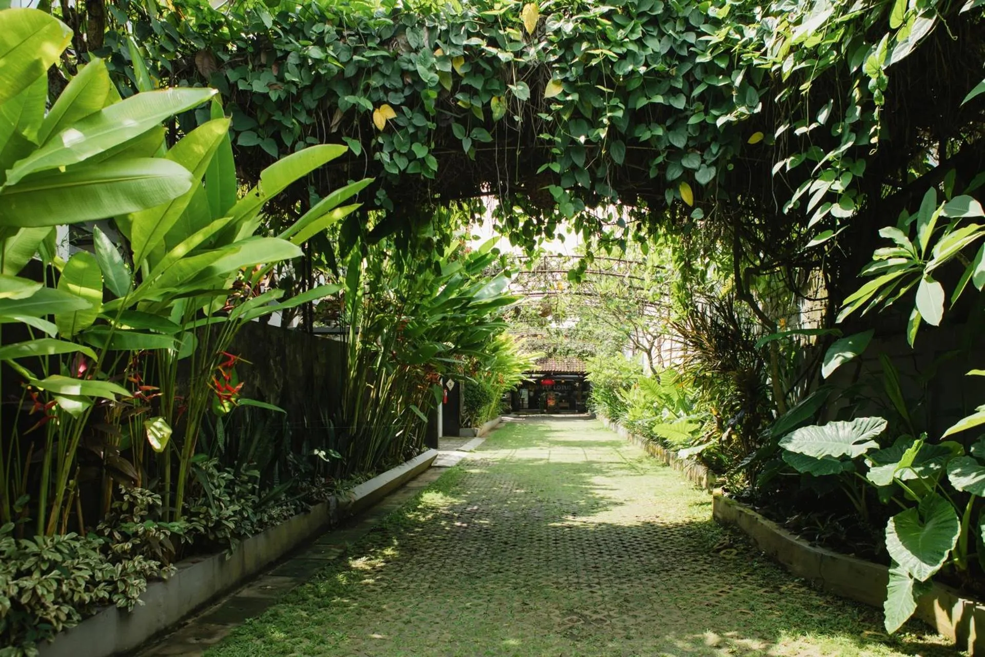Facade/entrance in White Lotus Villas Seminyak