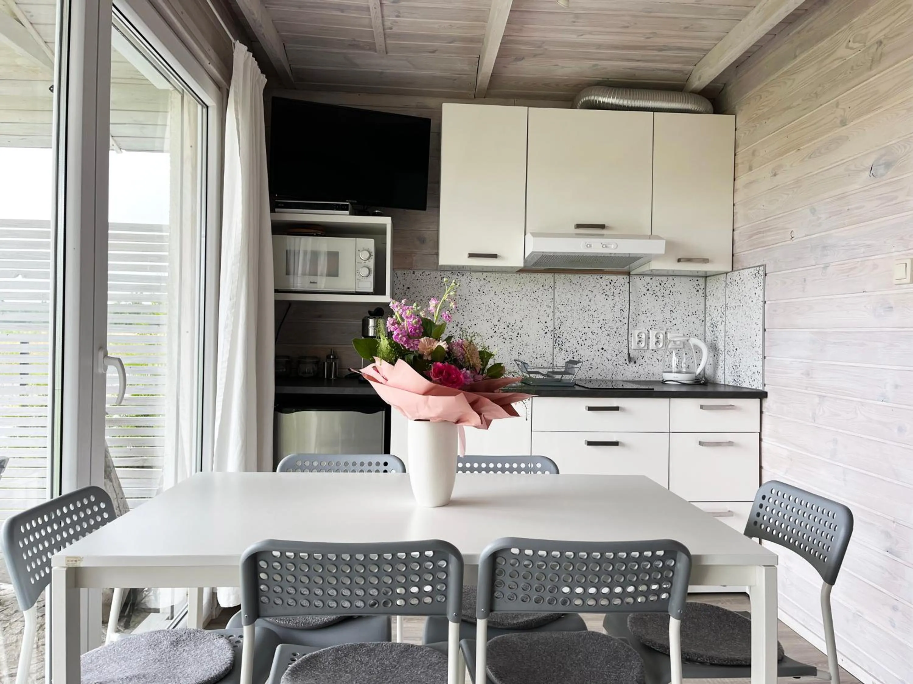 Kitchen or kitchenette in Domki Laba