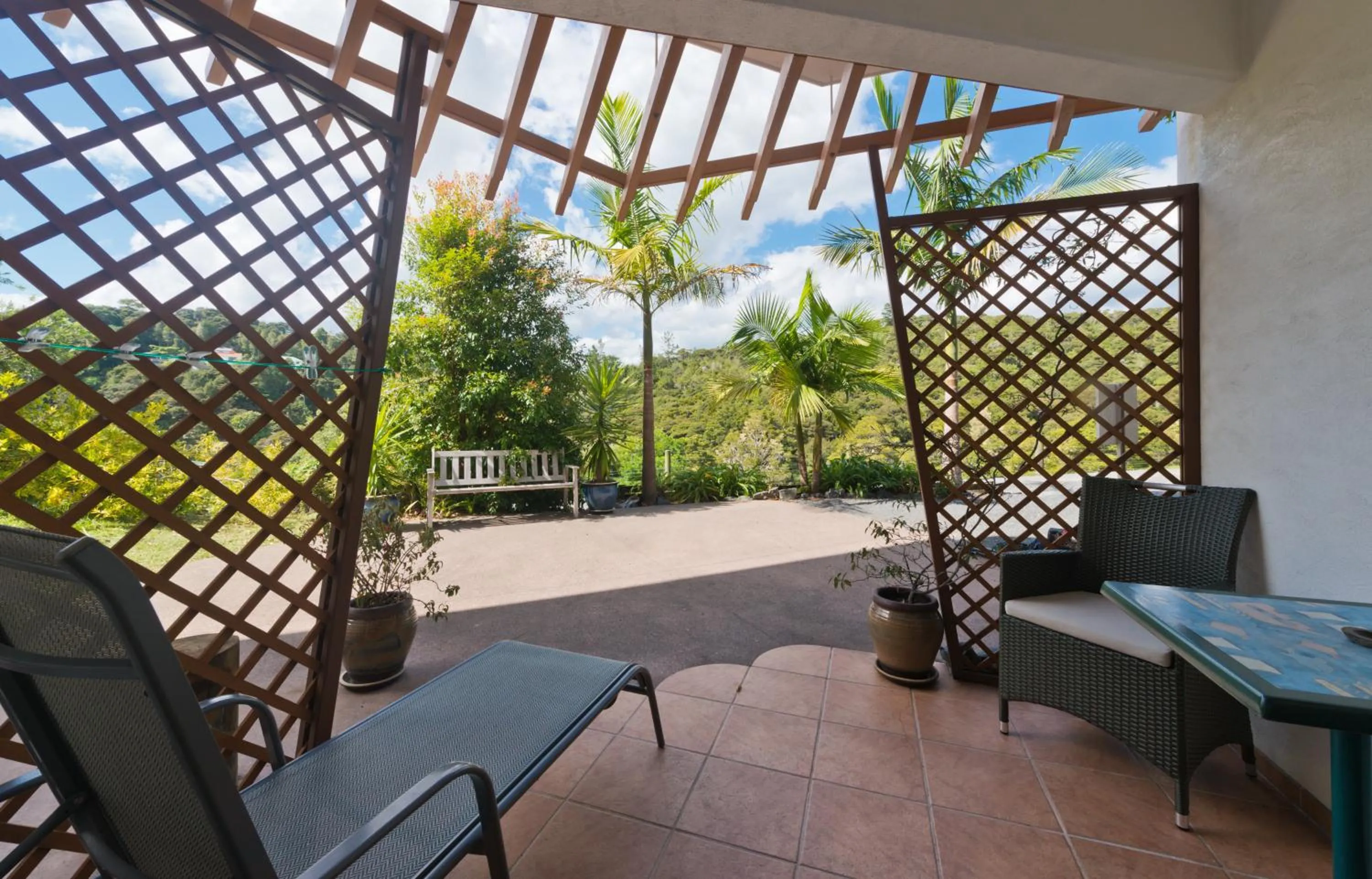 Patio in Chalet Romantica