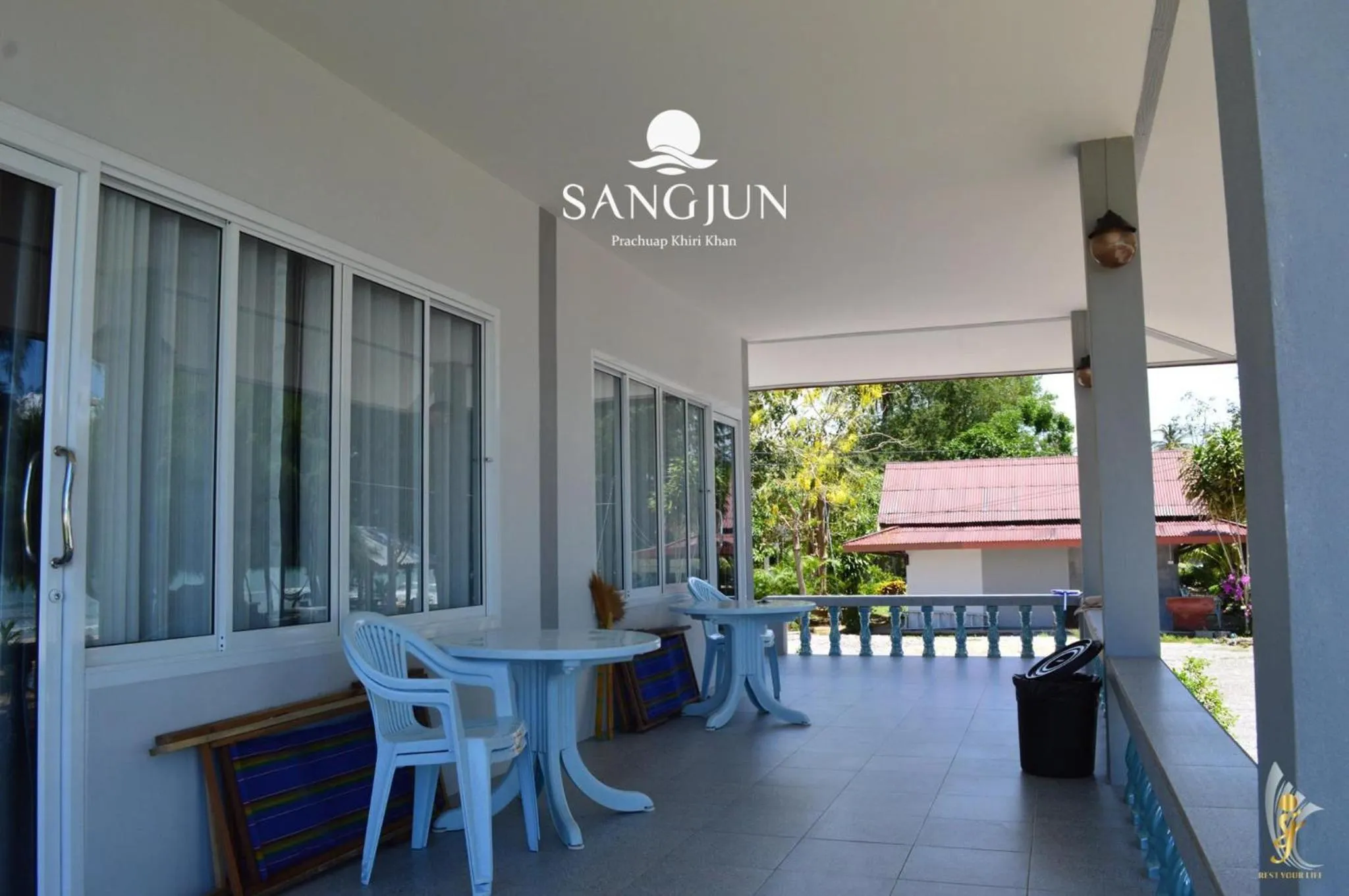 Balcony/Terrace in Sangjun On Beach Resort