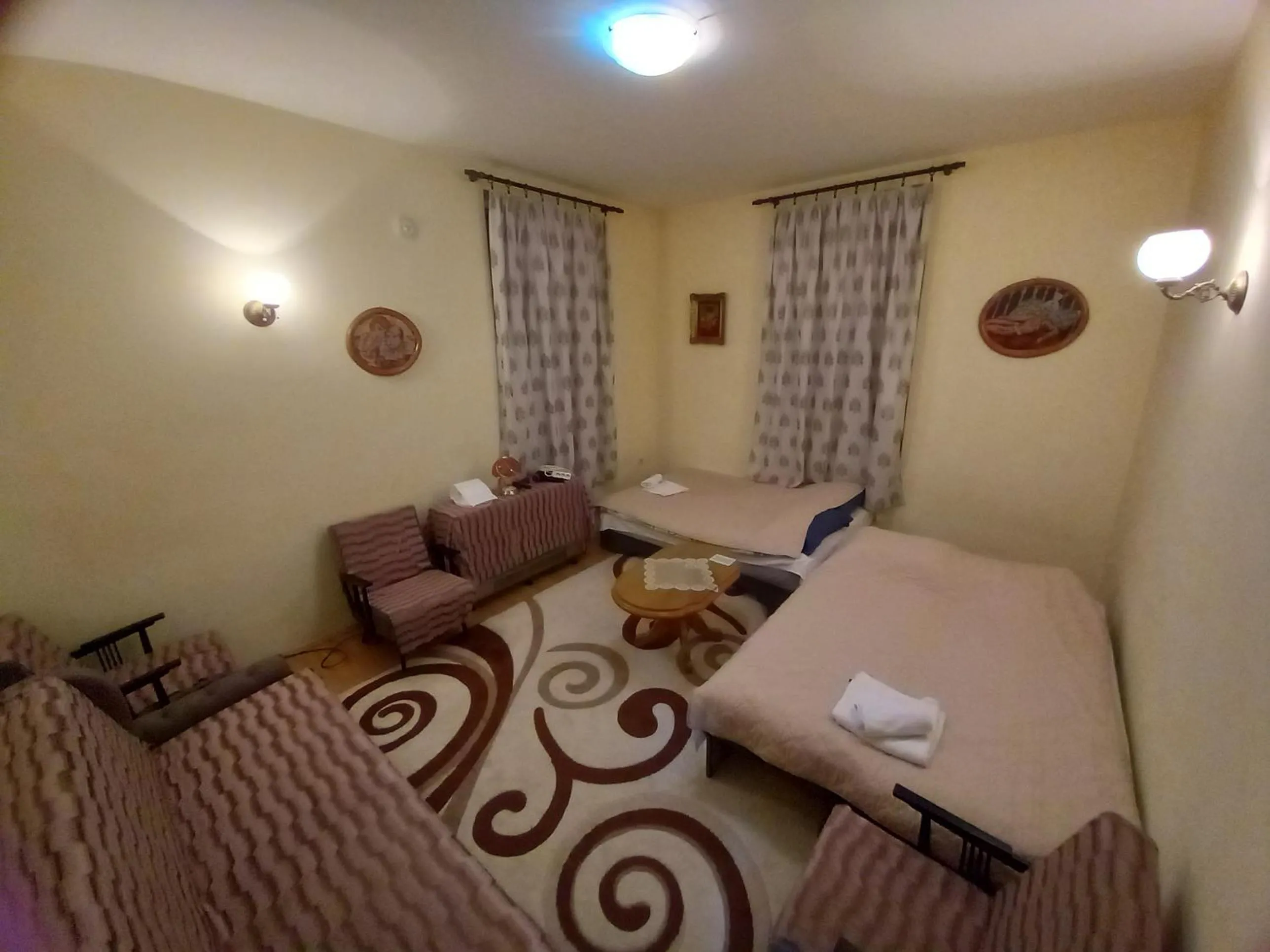 Living room, Bed in Guest House Prilep