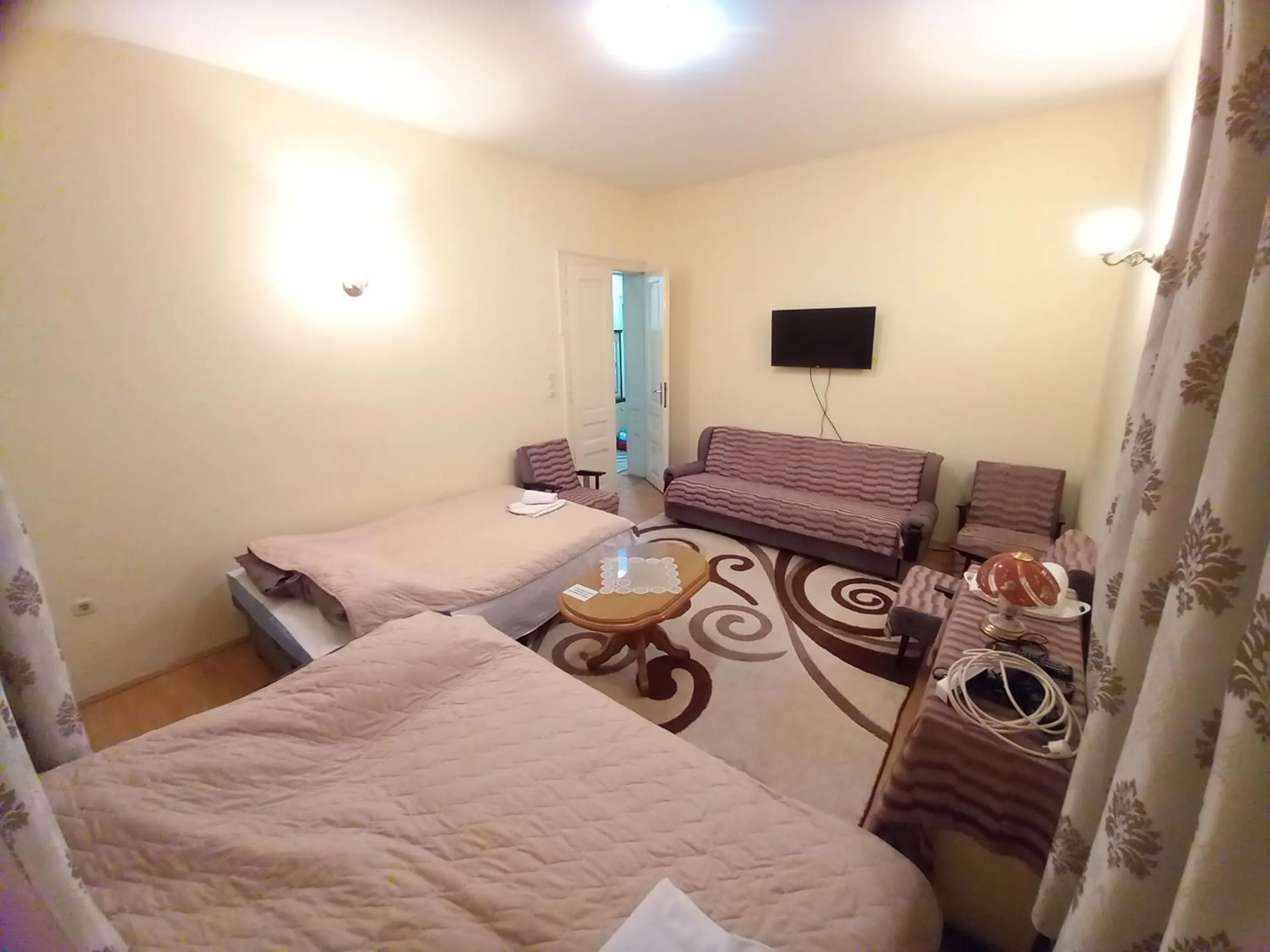 Living room, Bed in Guest House Prilep