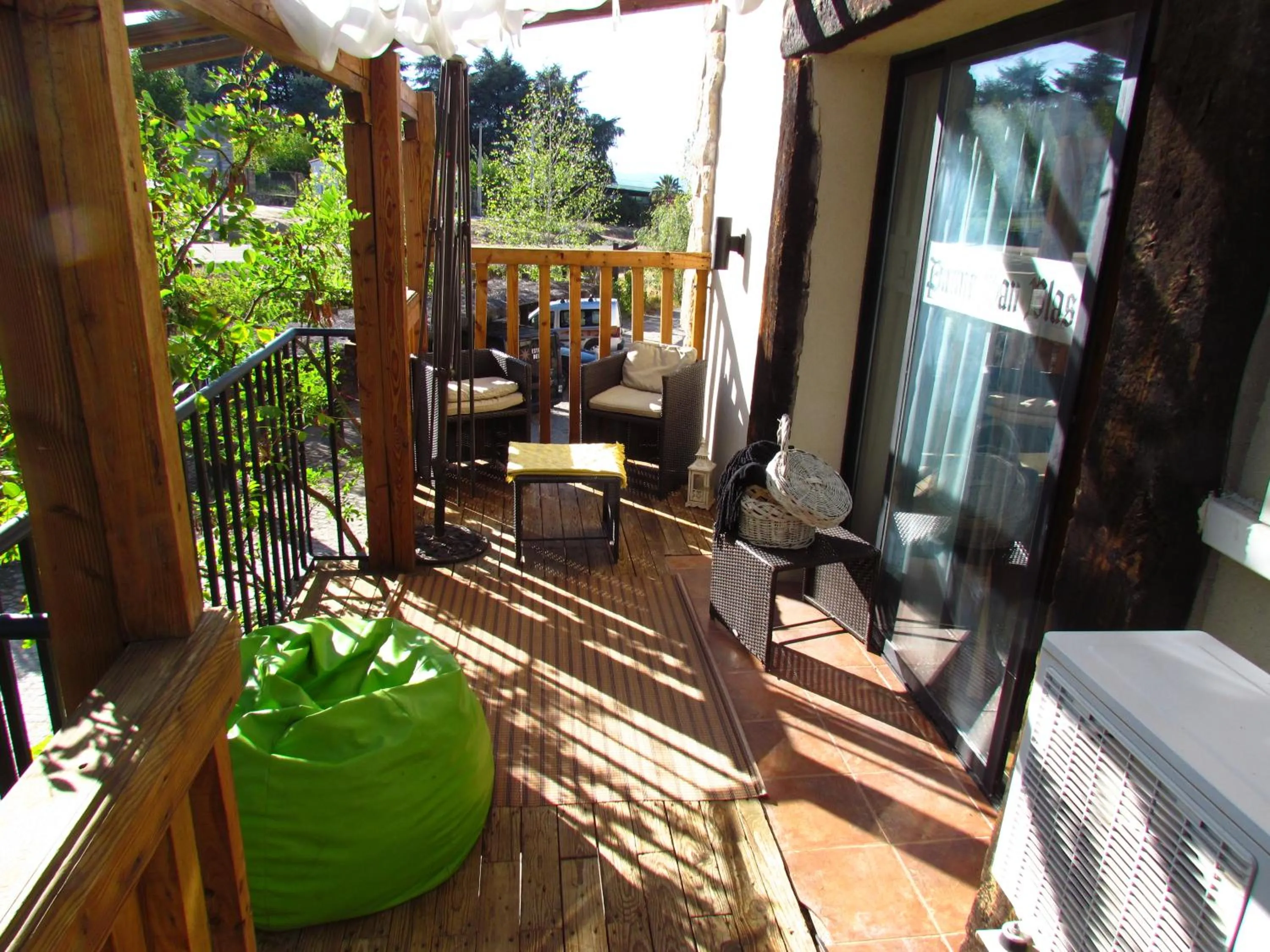 Balcony/Terrace in Apartamentos Casas Rurales "Paraje San Blas" TR-BA-00166