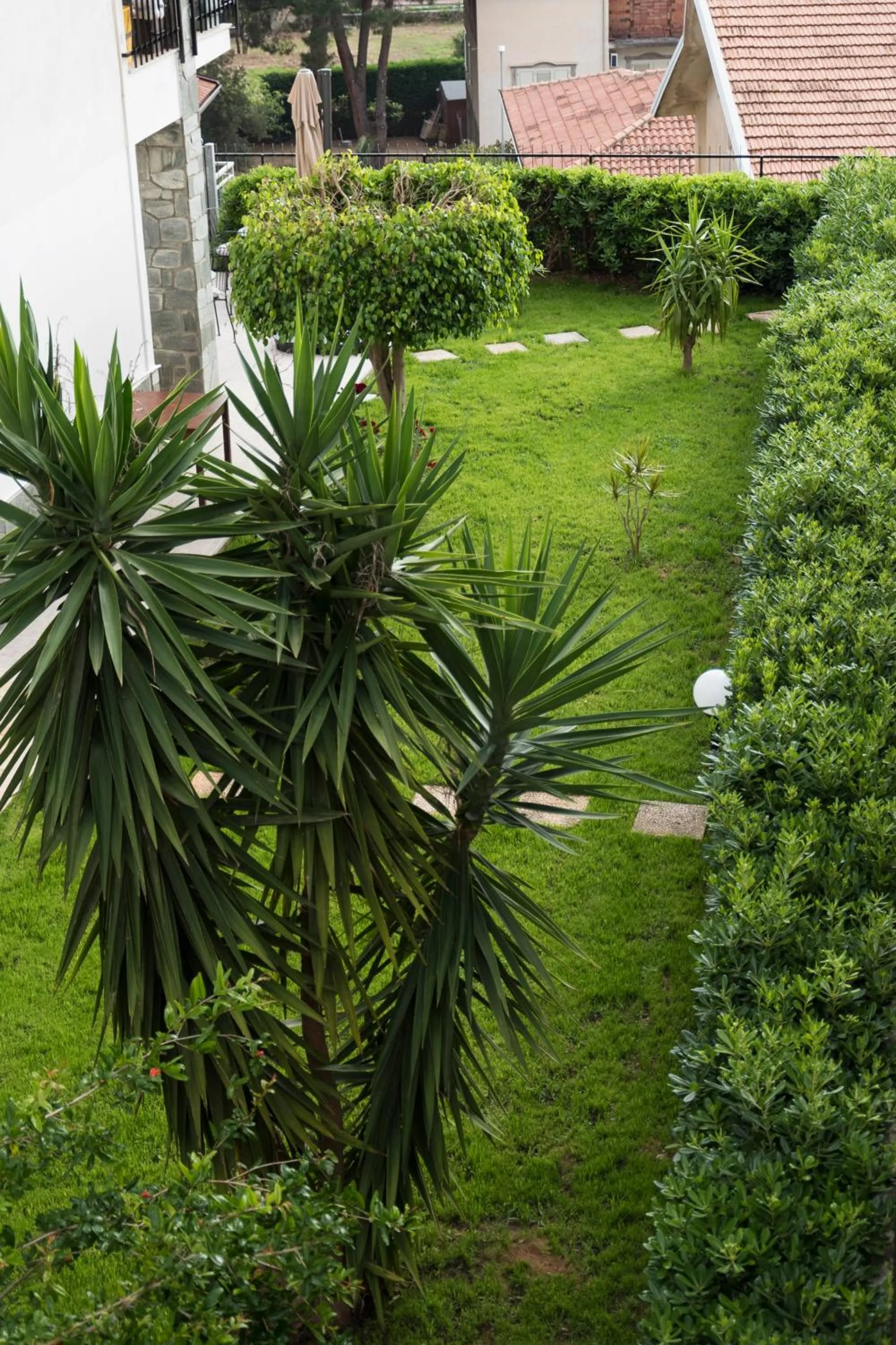Garden view in L'oasi di Giorgia