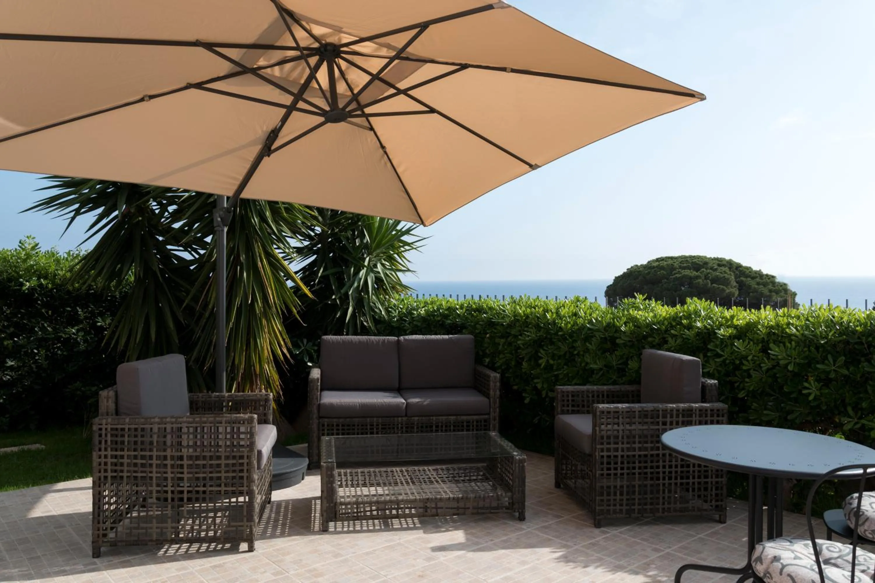 Garden view in L'oasi di Giorgia