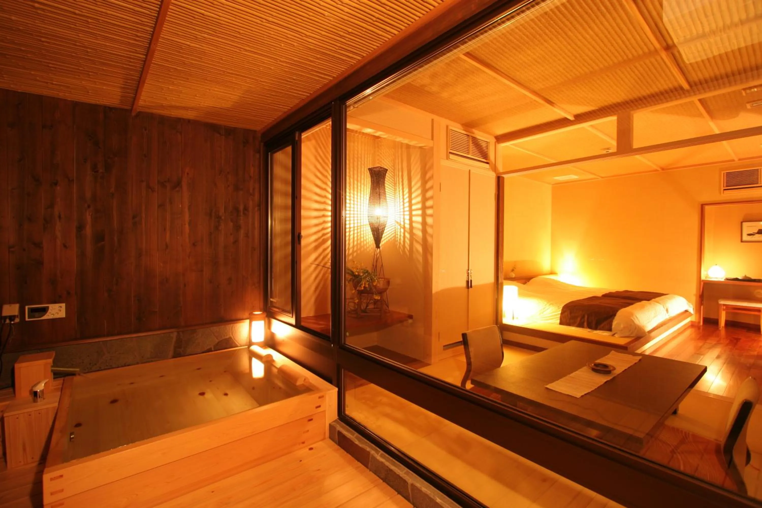 Bathroom, Bed in Kakimotoya