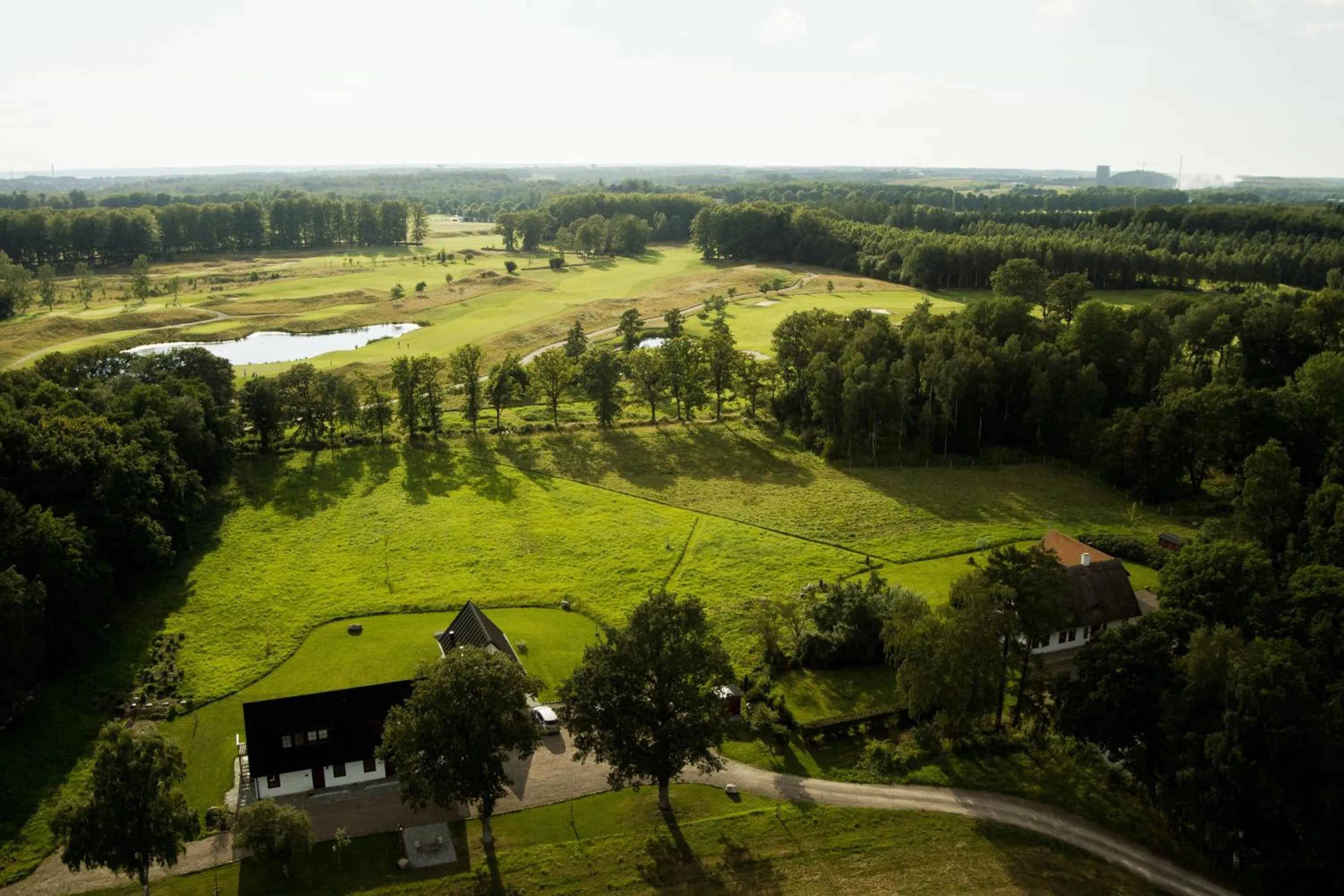 Bird's eye view in Hjortsby Torp