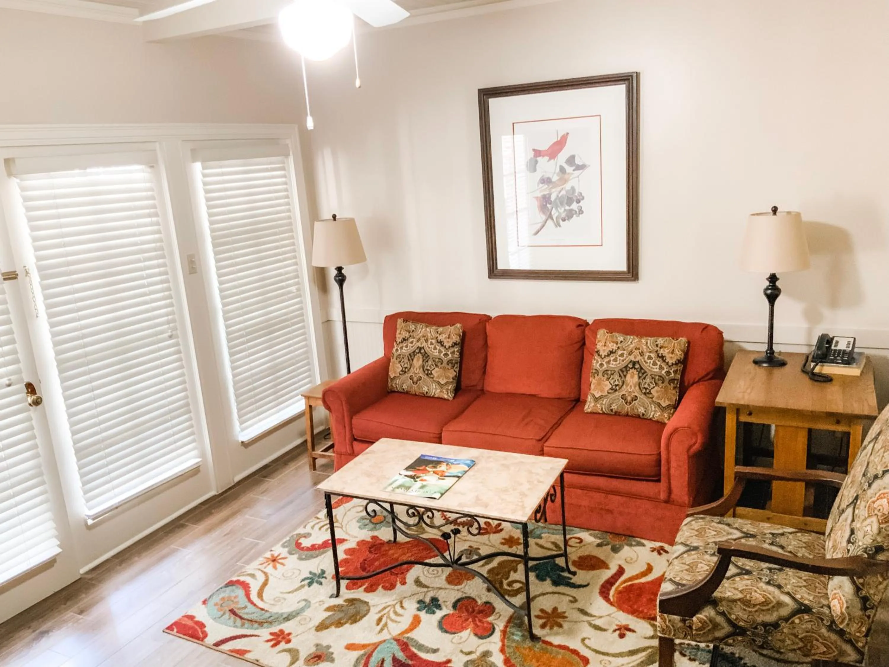Living room in The Lodge at The Bluffs