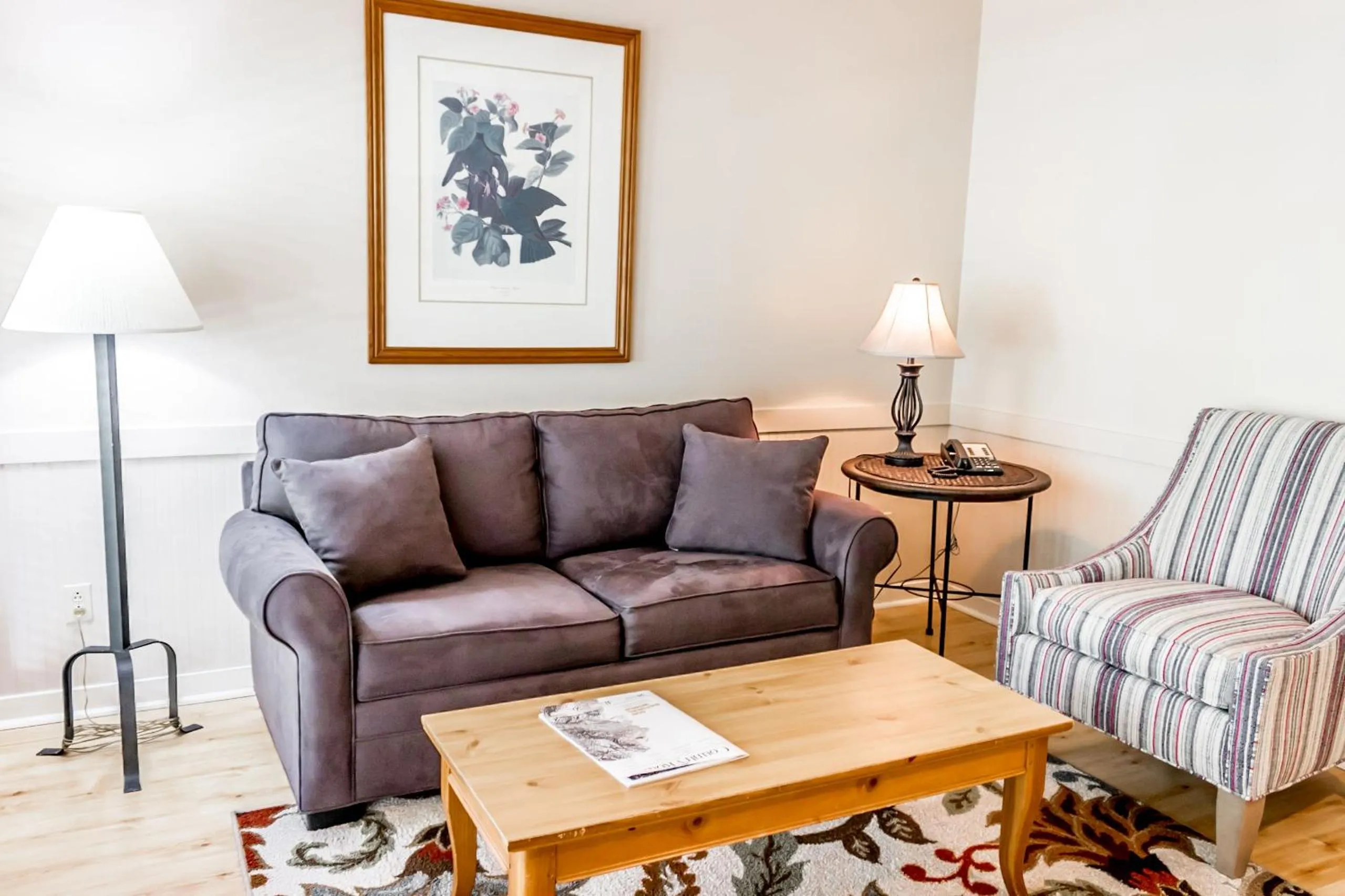 Living room in The Lodge at The Bluffs