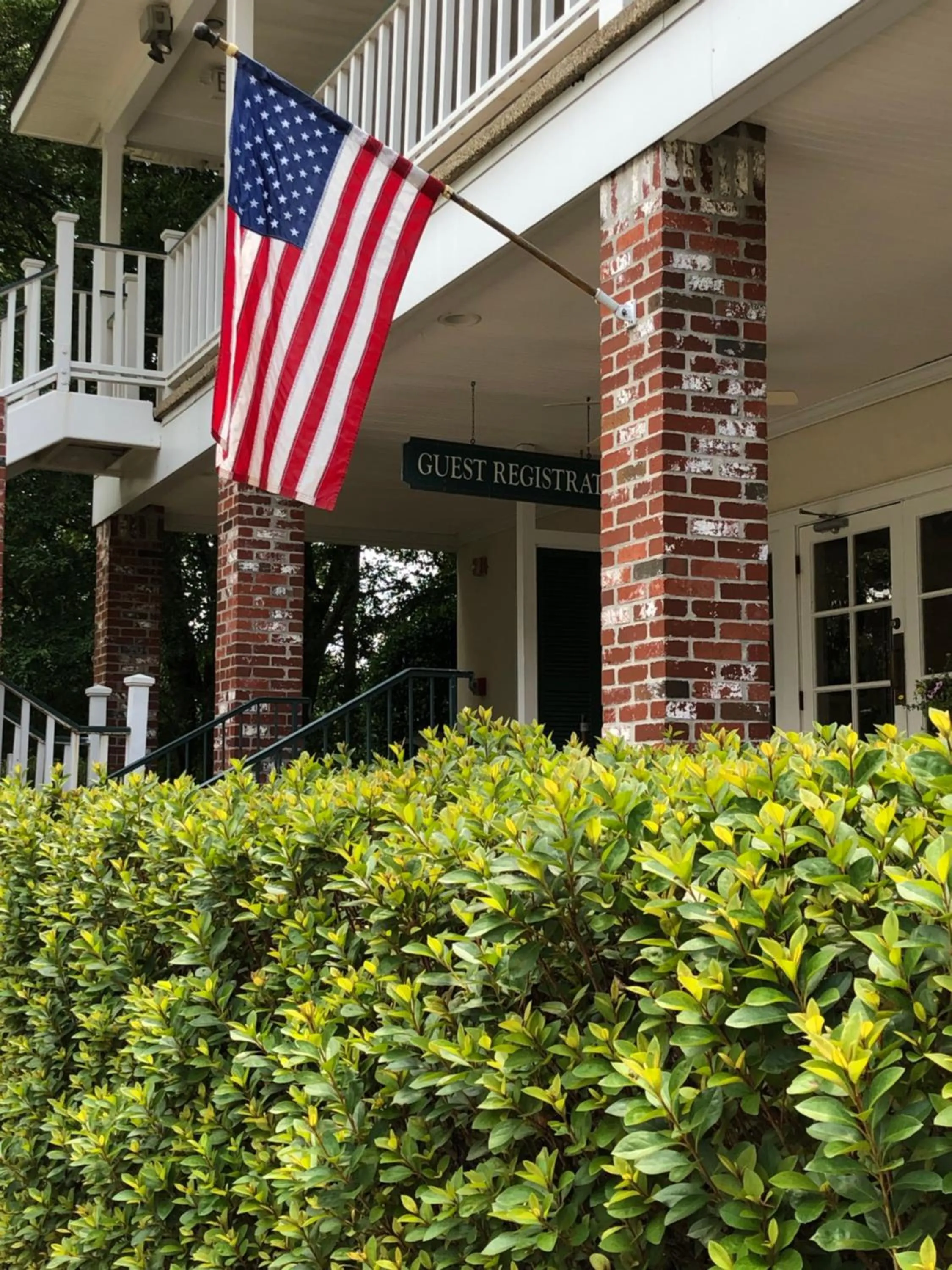 Facade/entrance in The Lodge at The Bluffs