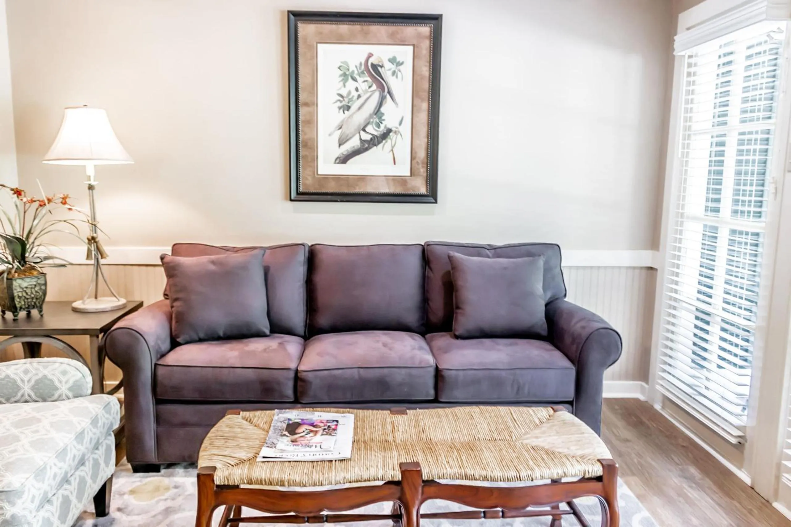 Living room in The Lodge at The Bluffs