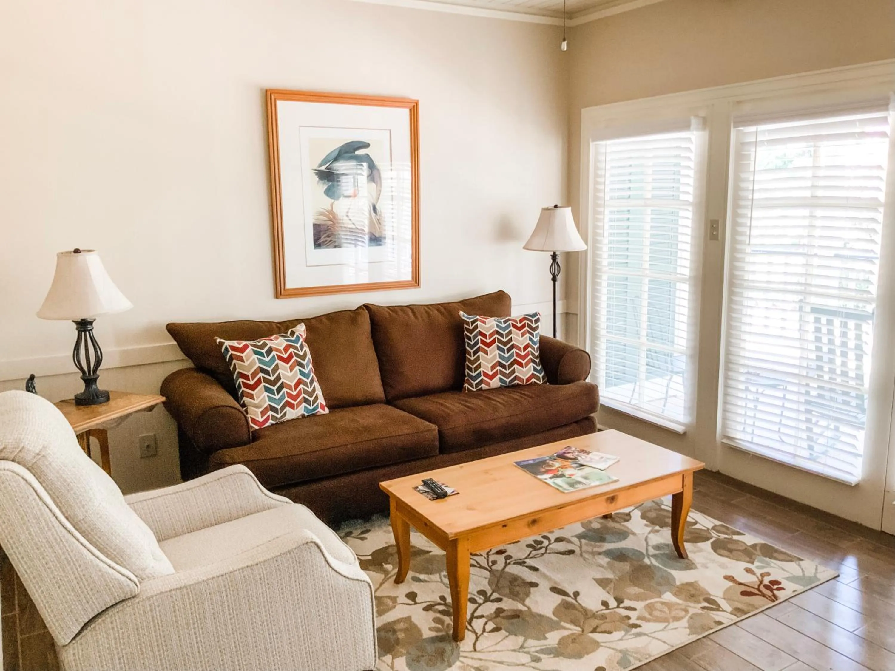 Living room in The Lodge at The Bluffs