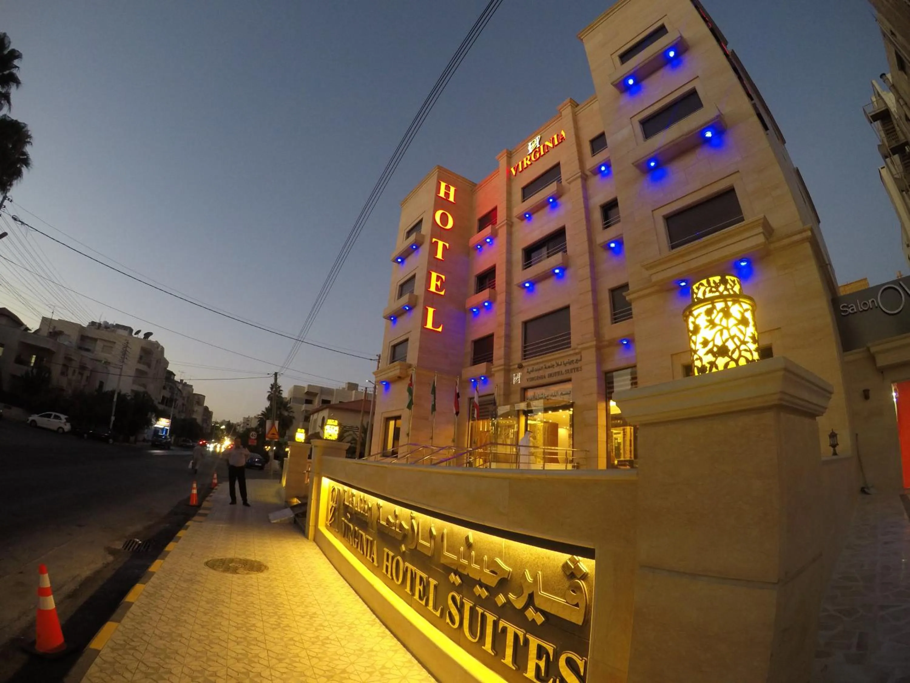 Off site in Virginia Hotel