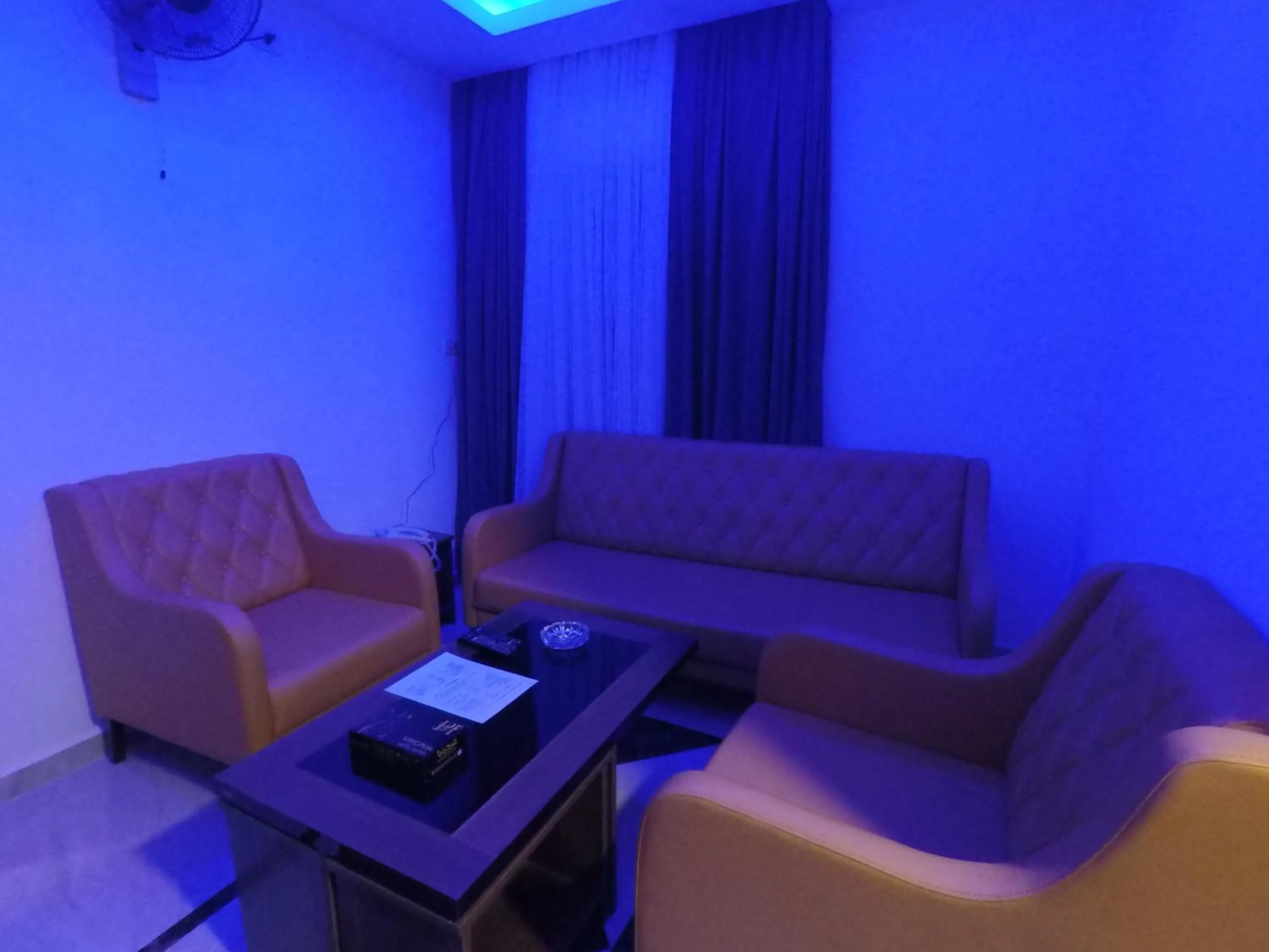 Living room in Virginia Hotel