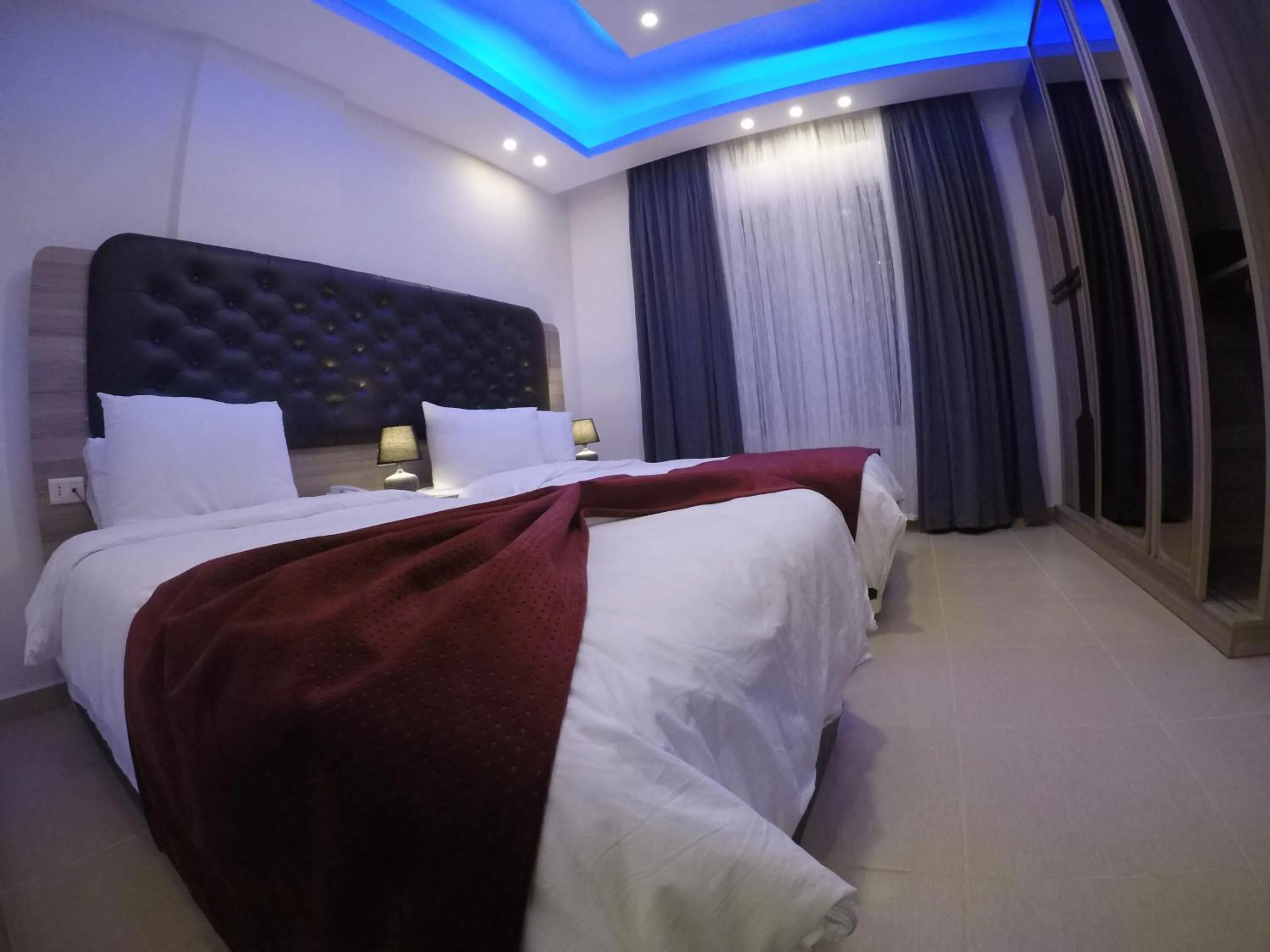 Bed in Virginia Hotel
