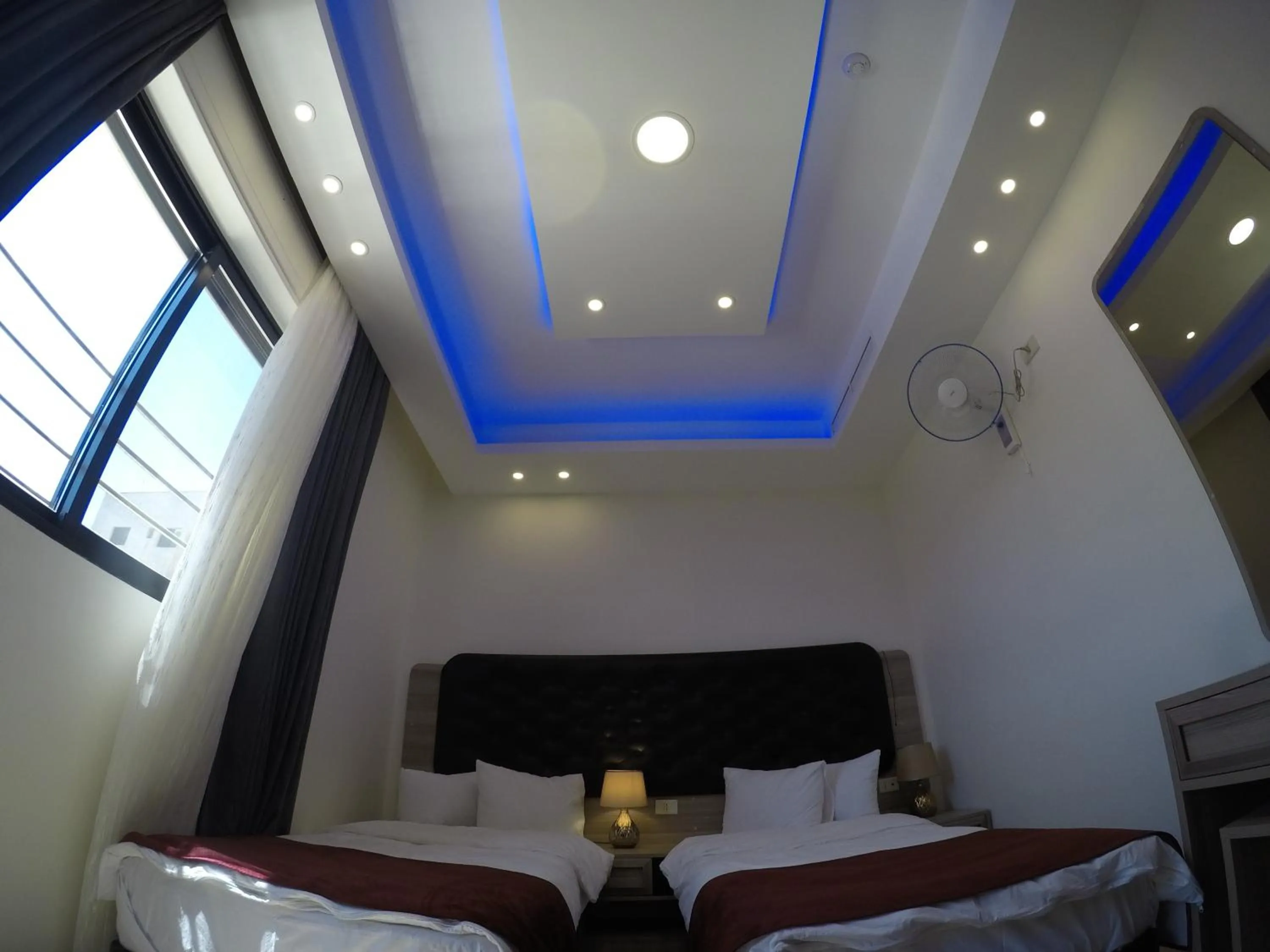 Bed in Virginia Hotel