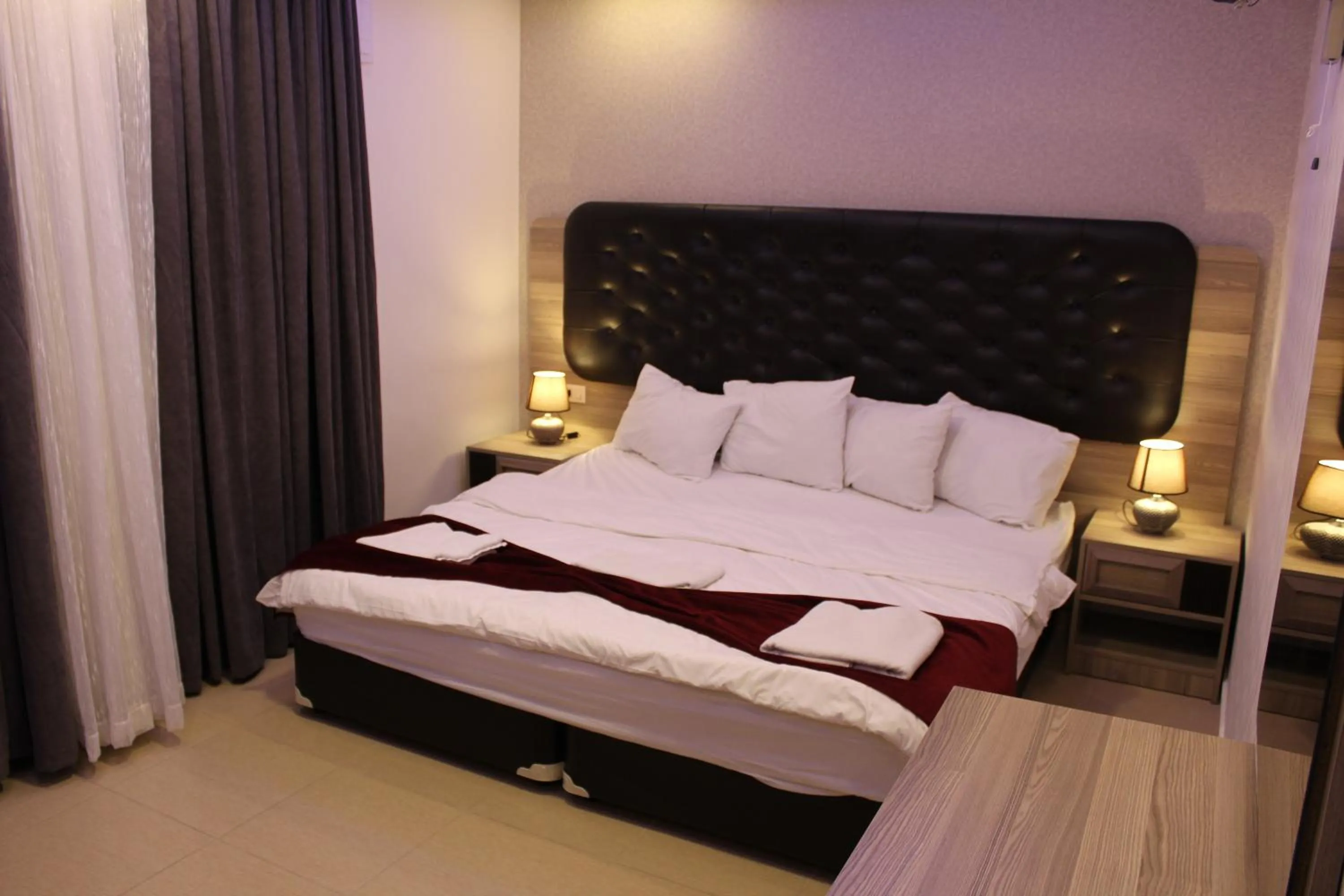 Bed in Virginia Hotel