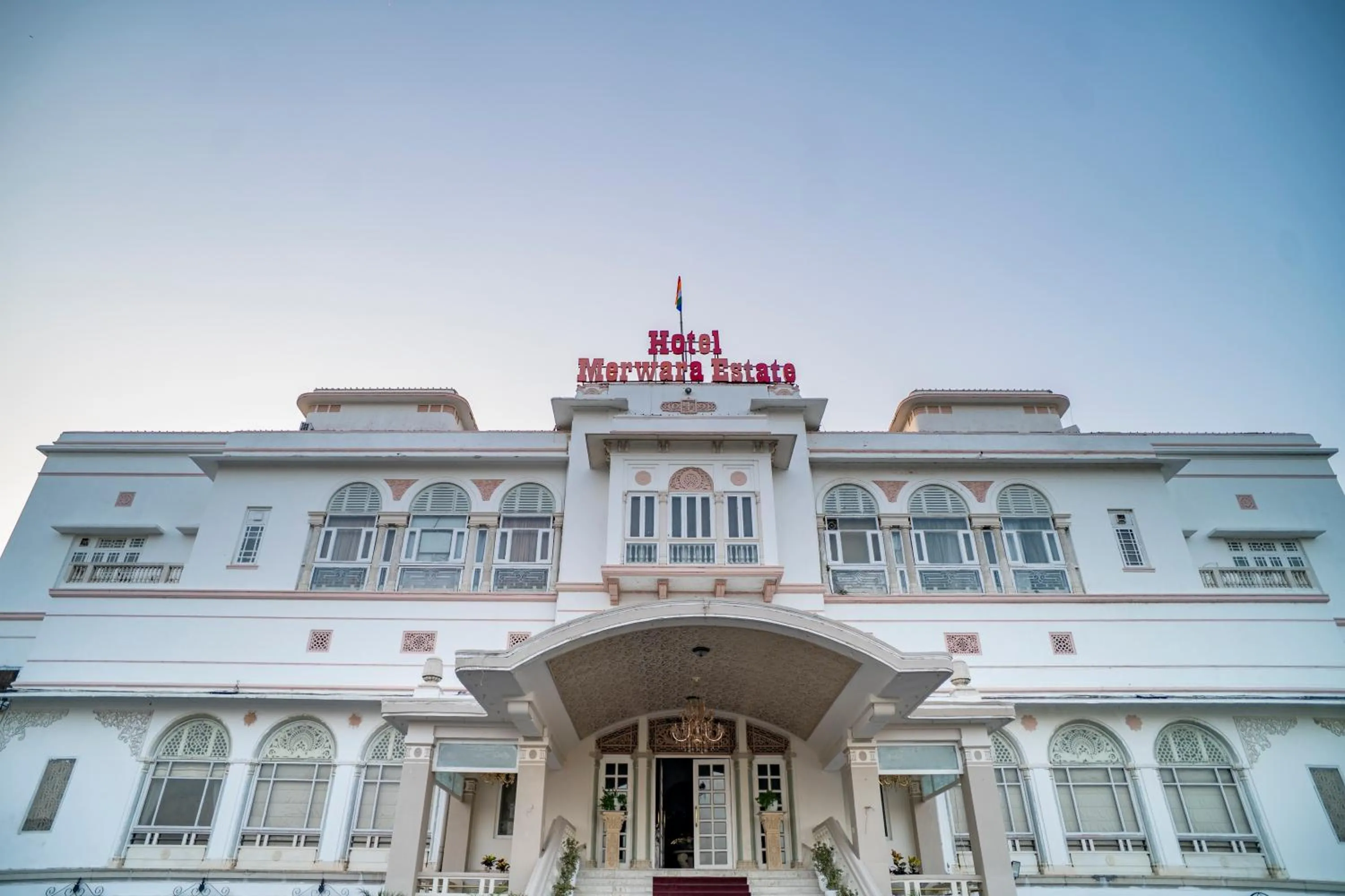 Facade/entrance in Hotel Merwara Estate- A Luxury Heritage Resort