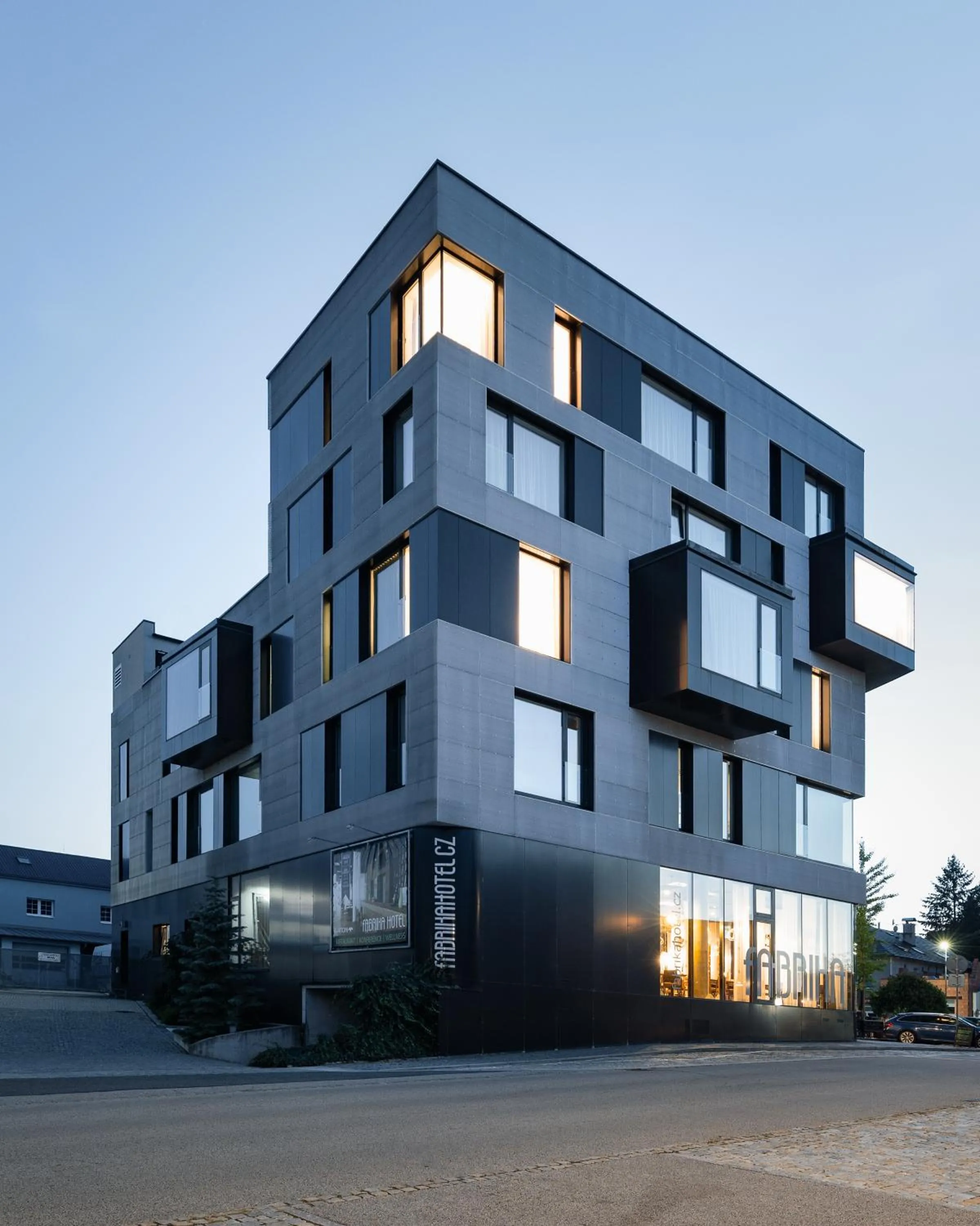 Property building in Fabrika Hotel