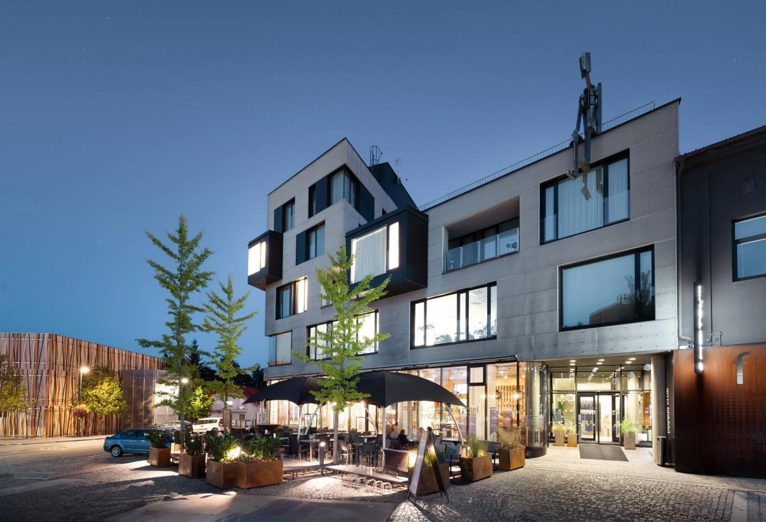 Property building in Fabrika Hotel