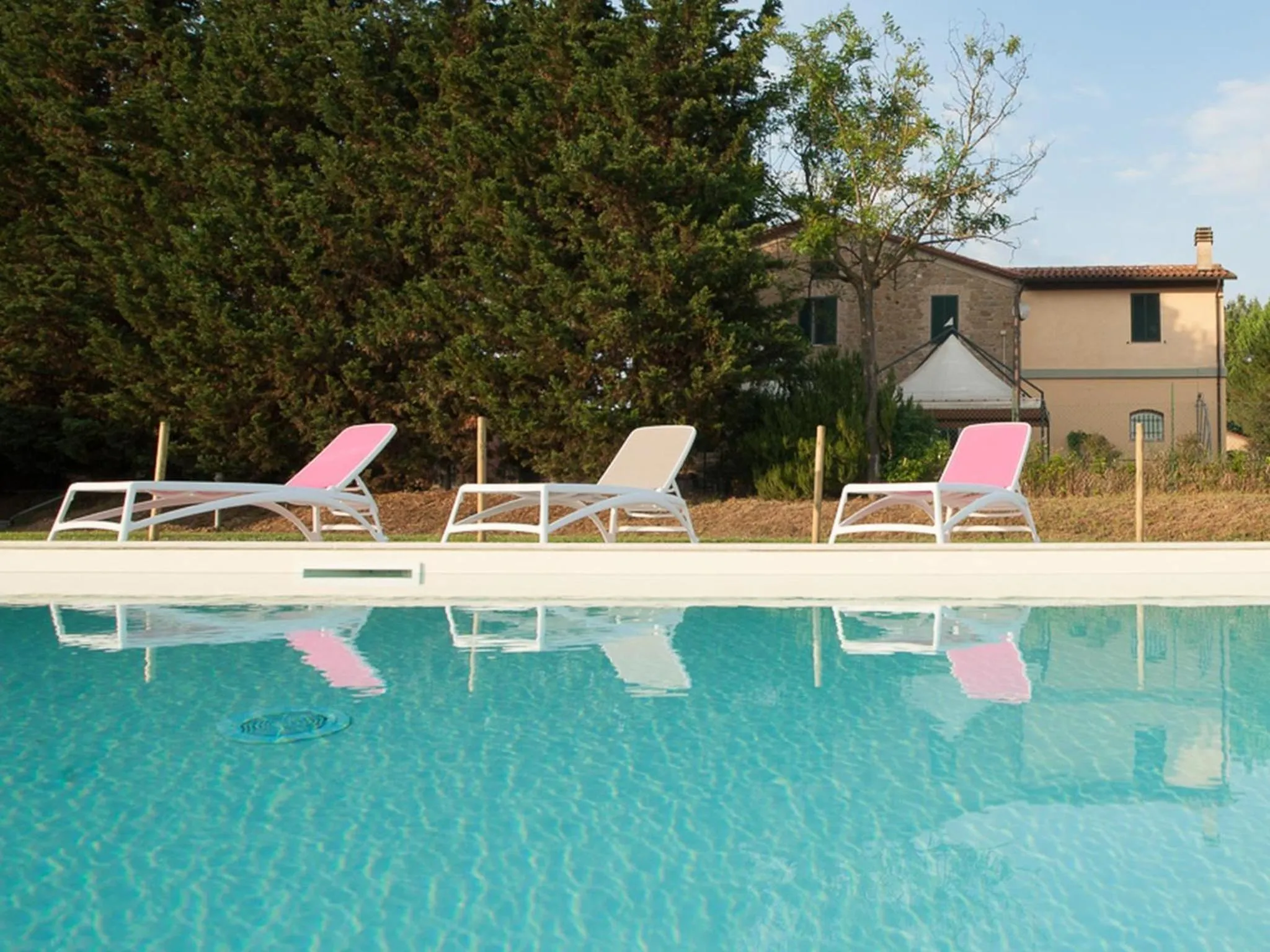 Pool view in Agriturismo Ai Prati