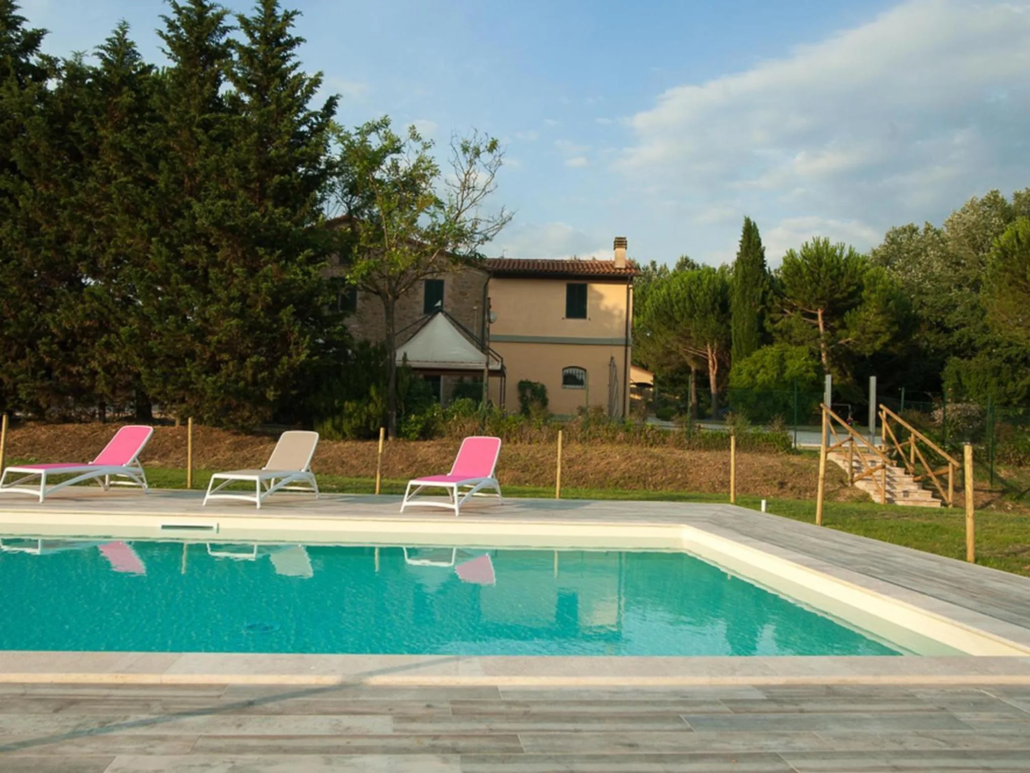 Pool view in Agriturismo Ai Prati