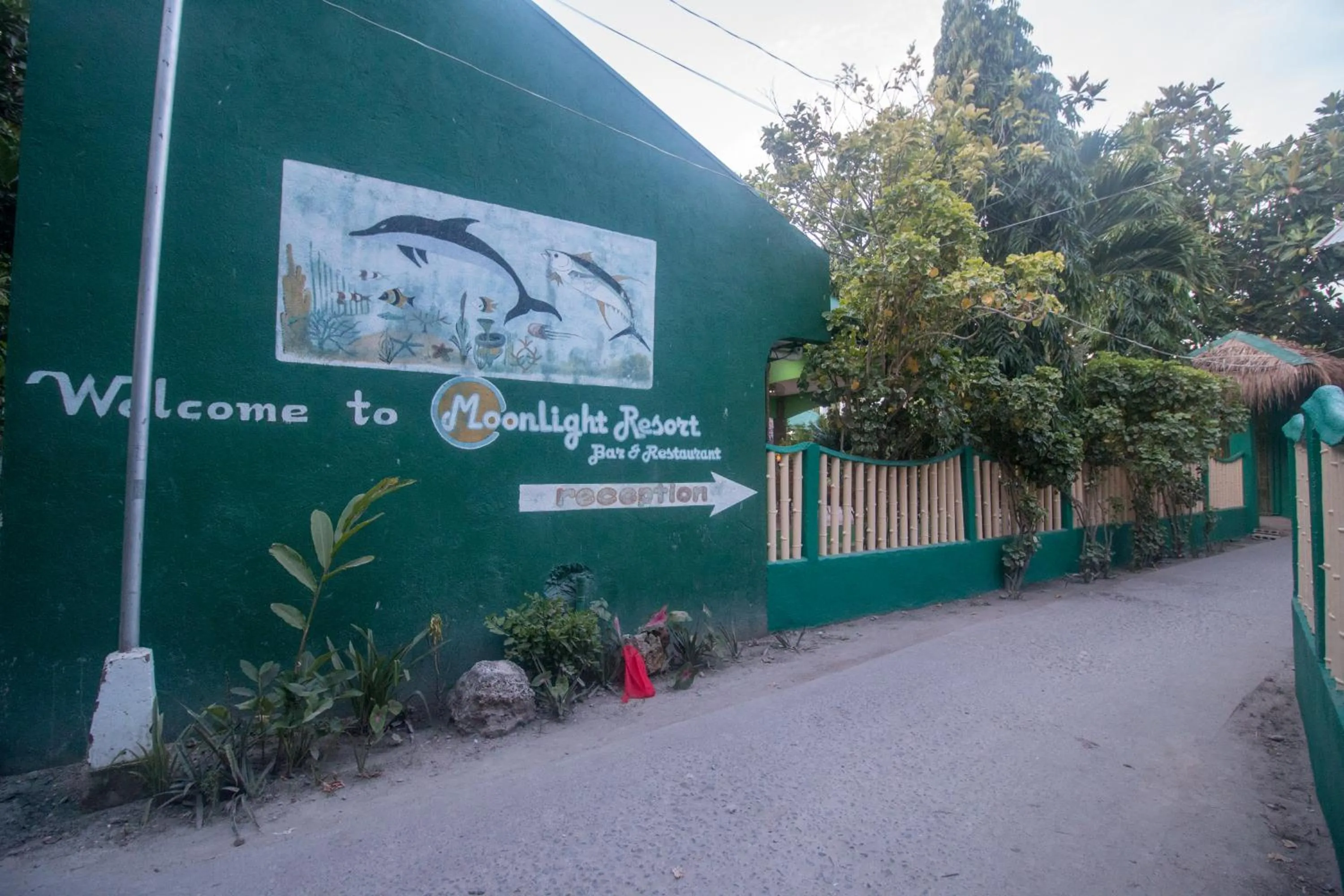 Facade/entrance in Moonlight Resort