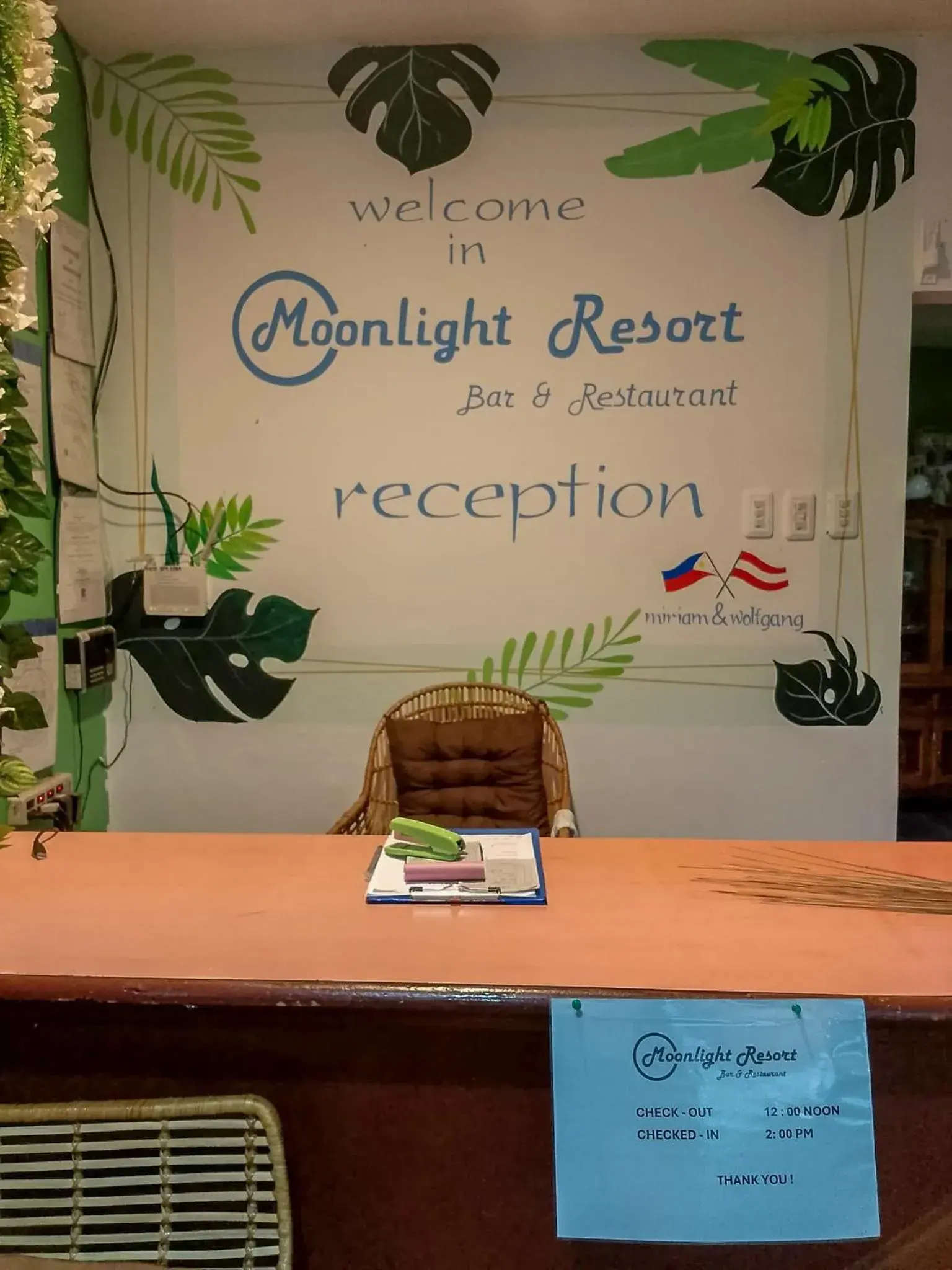Lobby or reception in Moonlight Resort Lobby or reception in Moonlight Resort