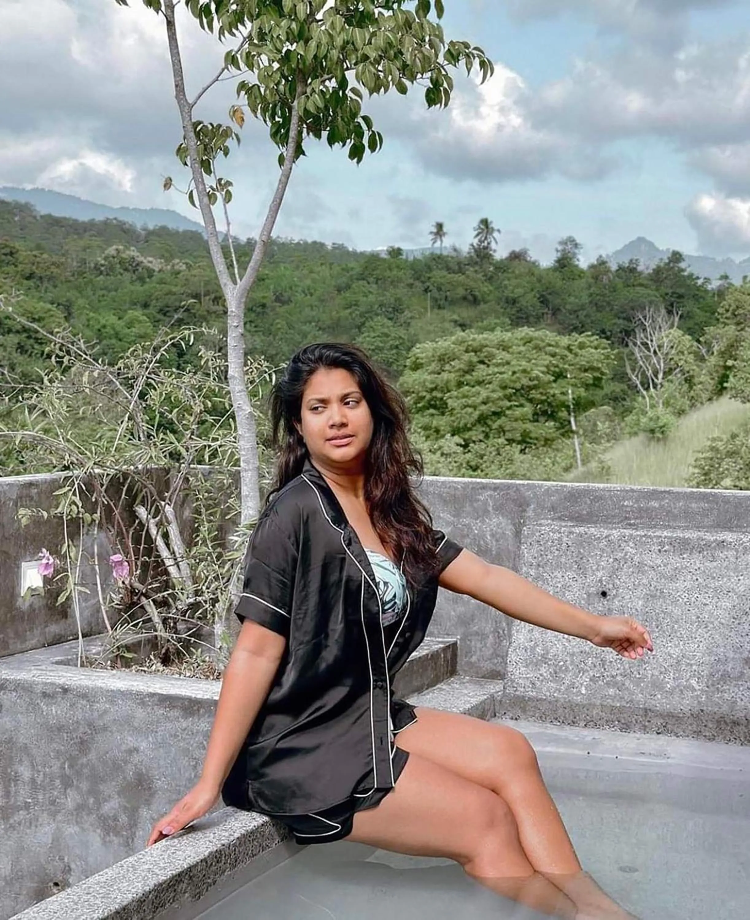 Balcony/Terrace in Kandy Victoria Eco Resort