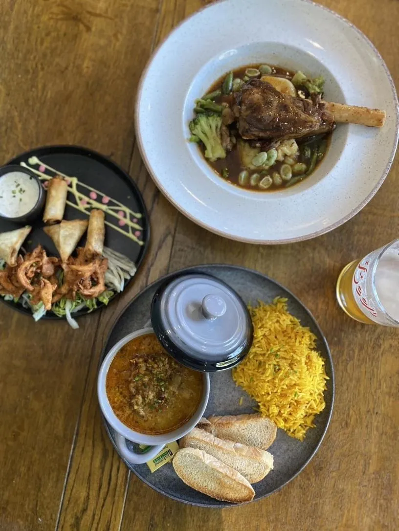 Dining area in Royal Goat Hotel