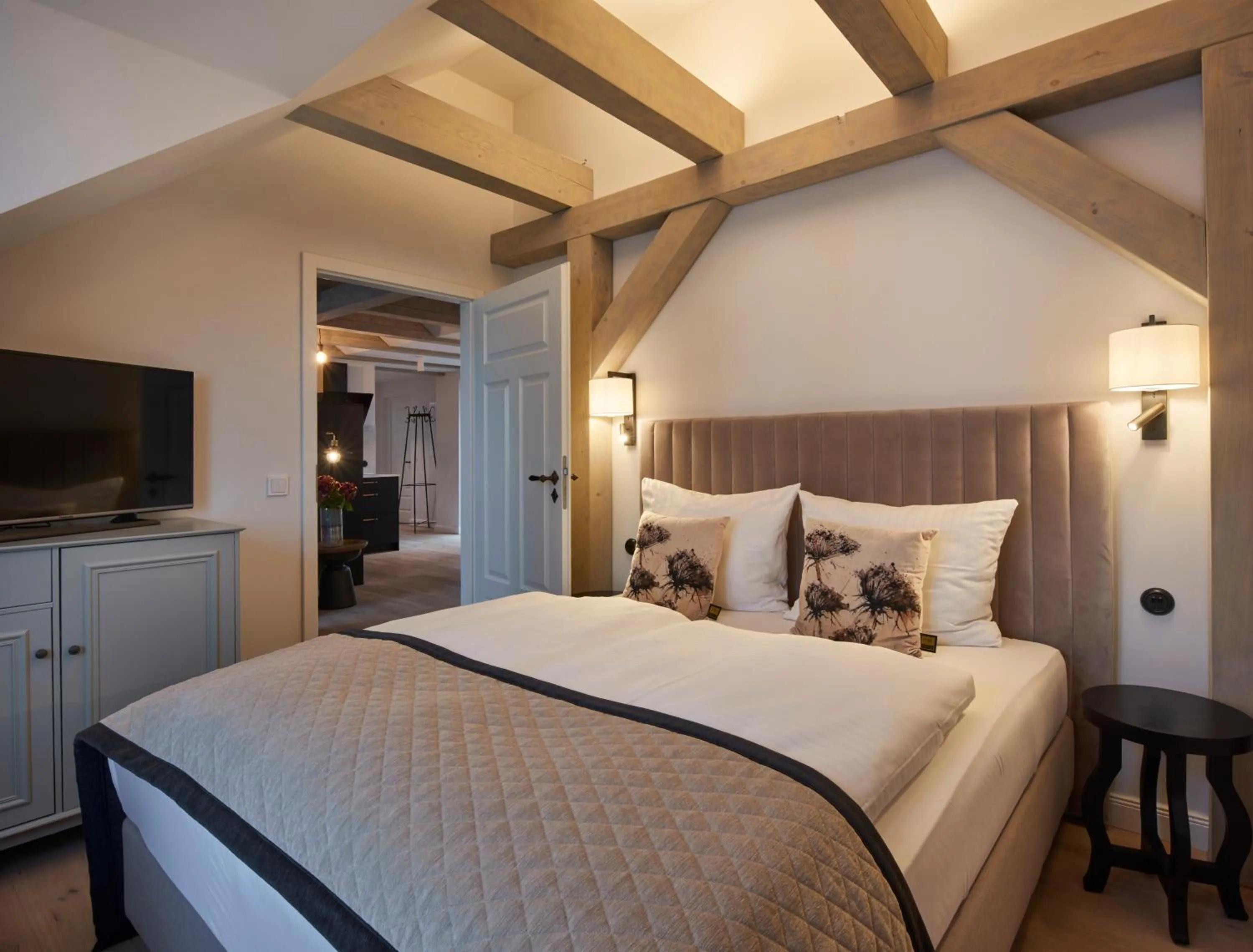 Bedroom, Bed in VIA`s Appartements und Ferienwohnungen