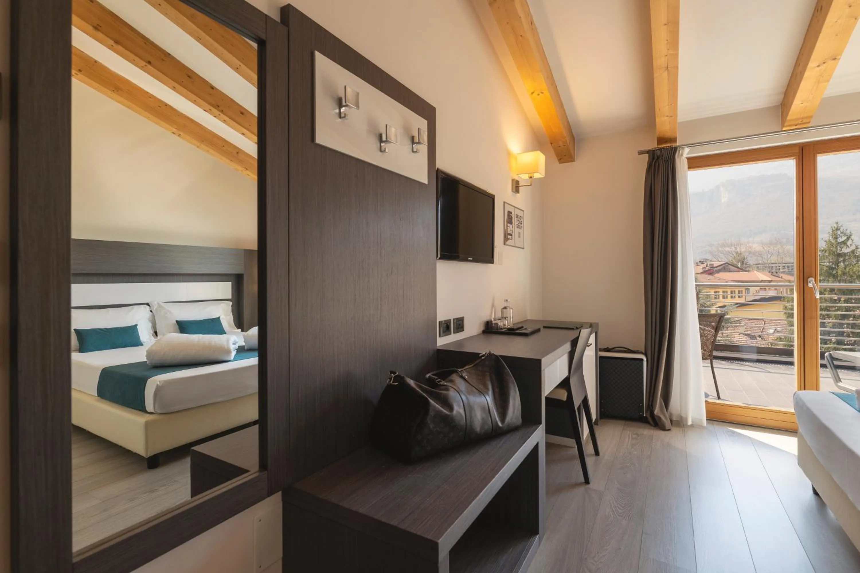 Photo of the whole room, Bed in Hi Hotels Trento - Wellness & Spa Adults Only