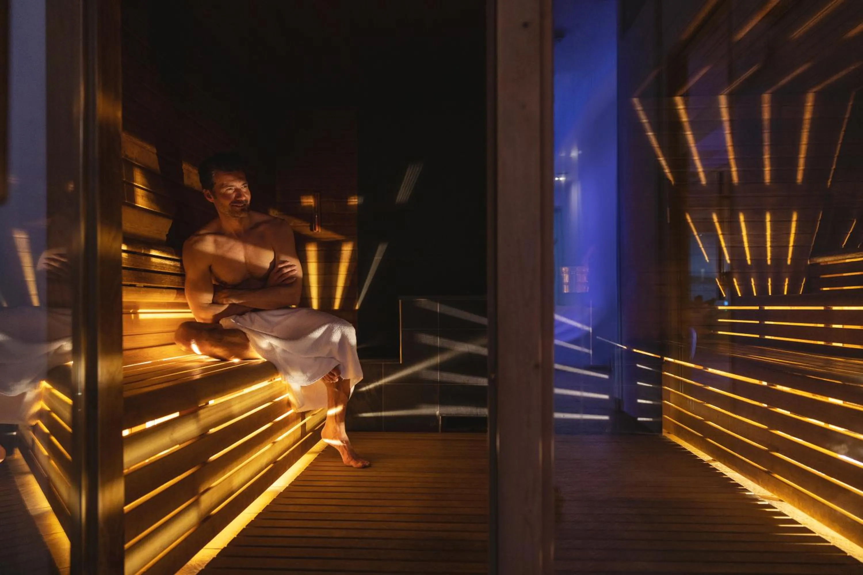 Sauna in Hi Hotels Trento - Wellness & Spa Adults Only