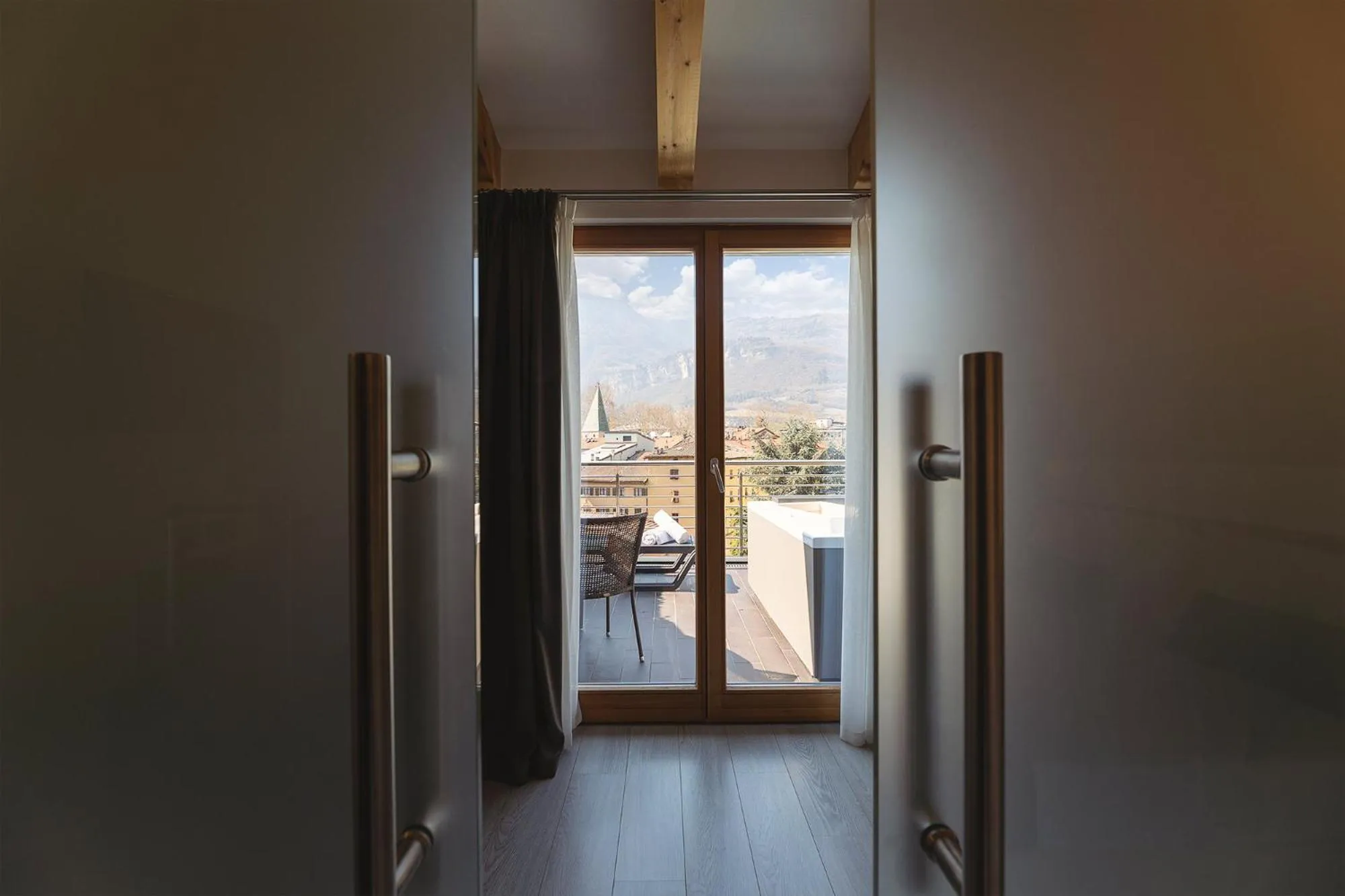 Balcony/Terrace in Hi Hotels Trento - Wellness & Spa Adults Only