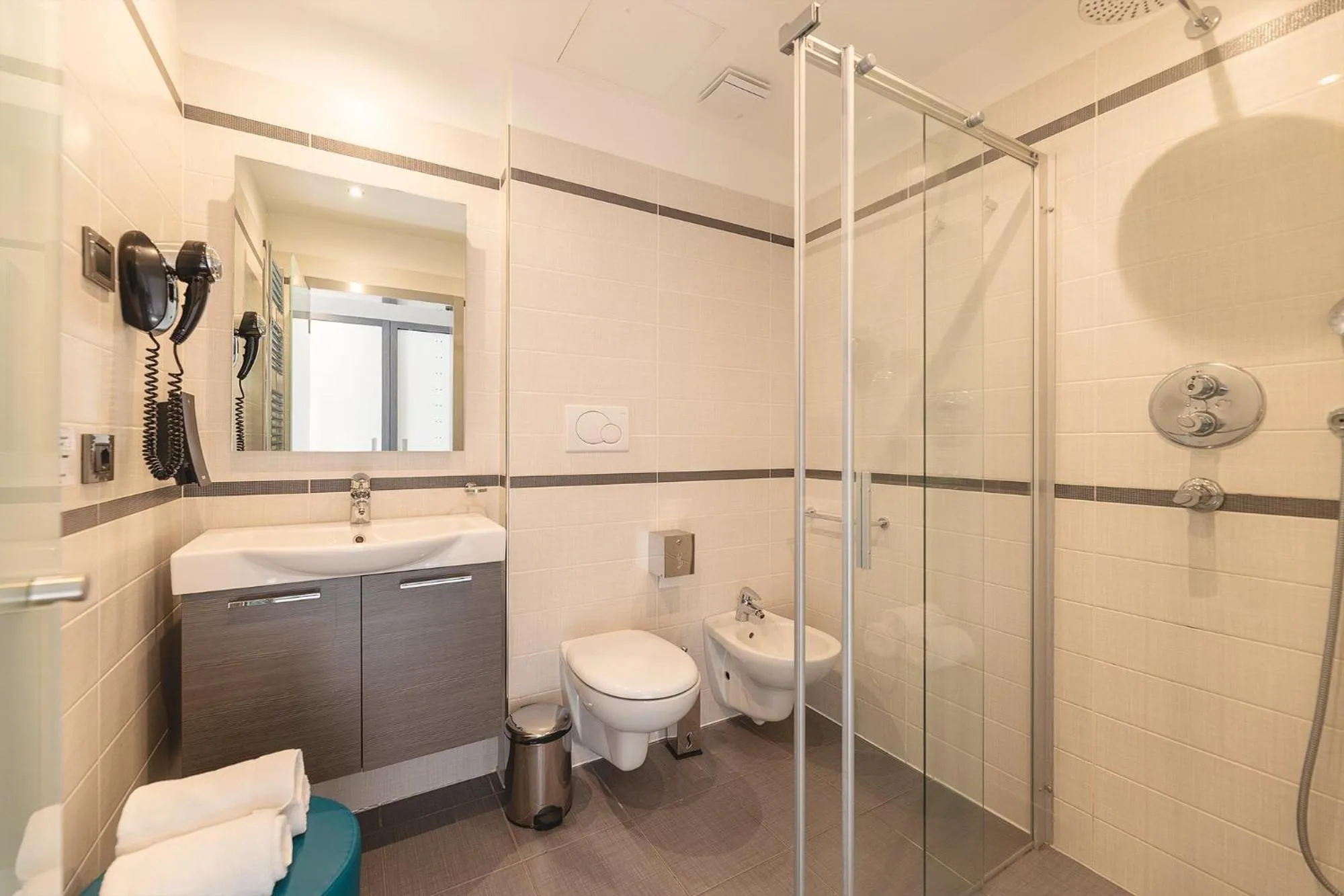 Bathroom in Hi Hotels Trento - Wellness & Spa Adults Only