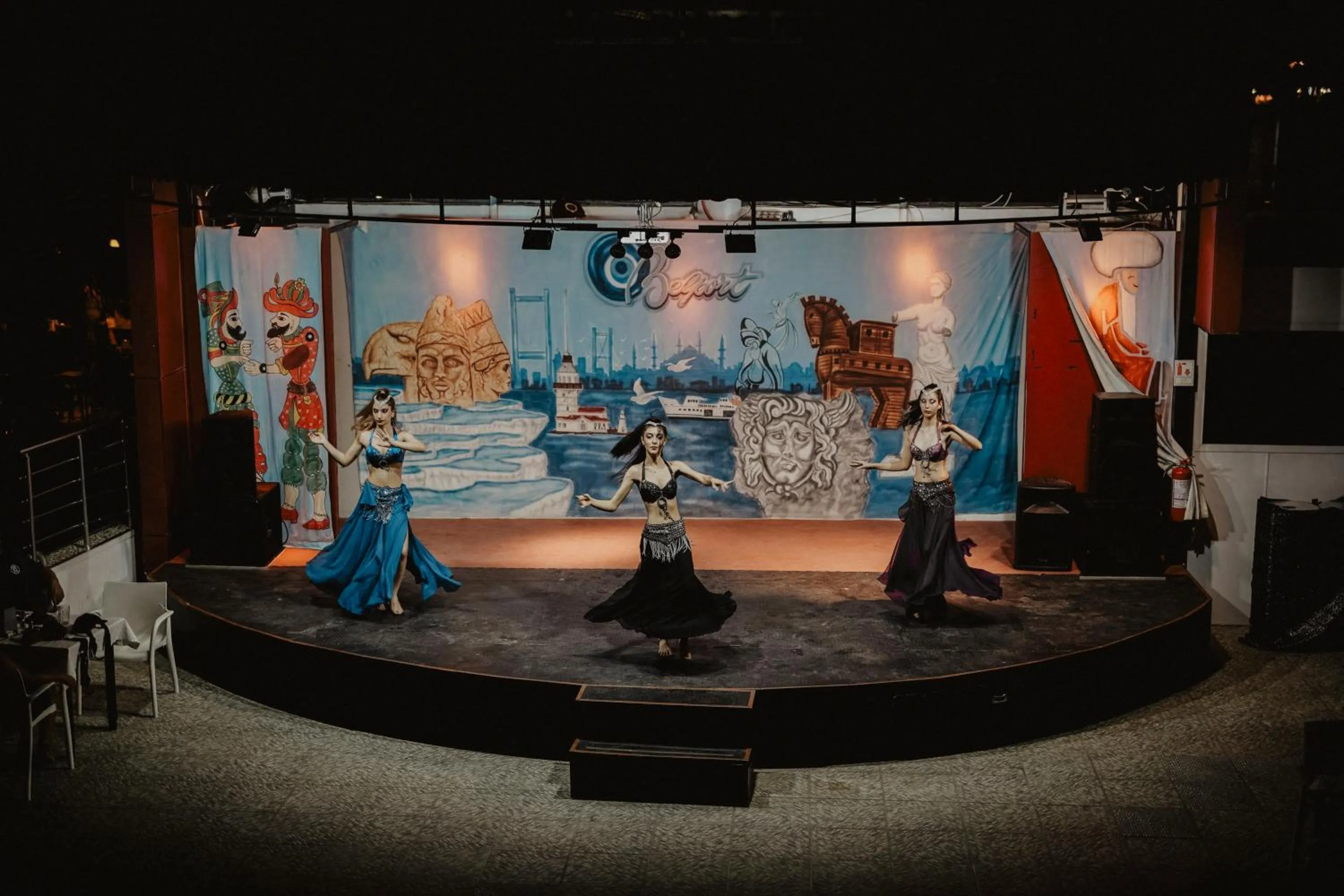 People in Aleria Belport Beach Hotel