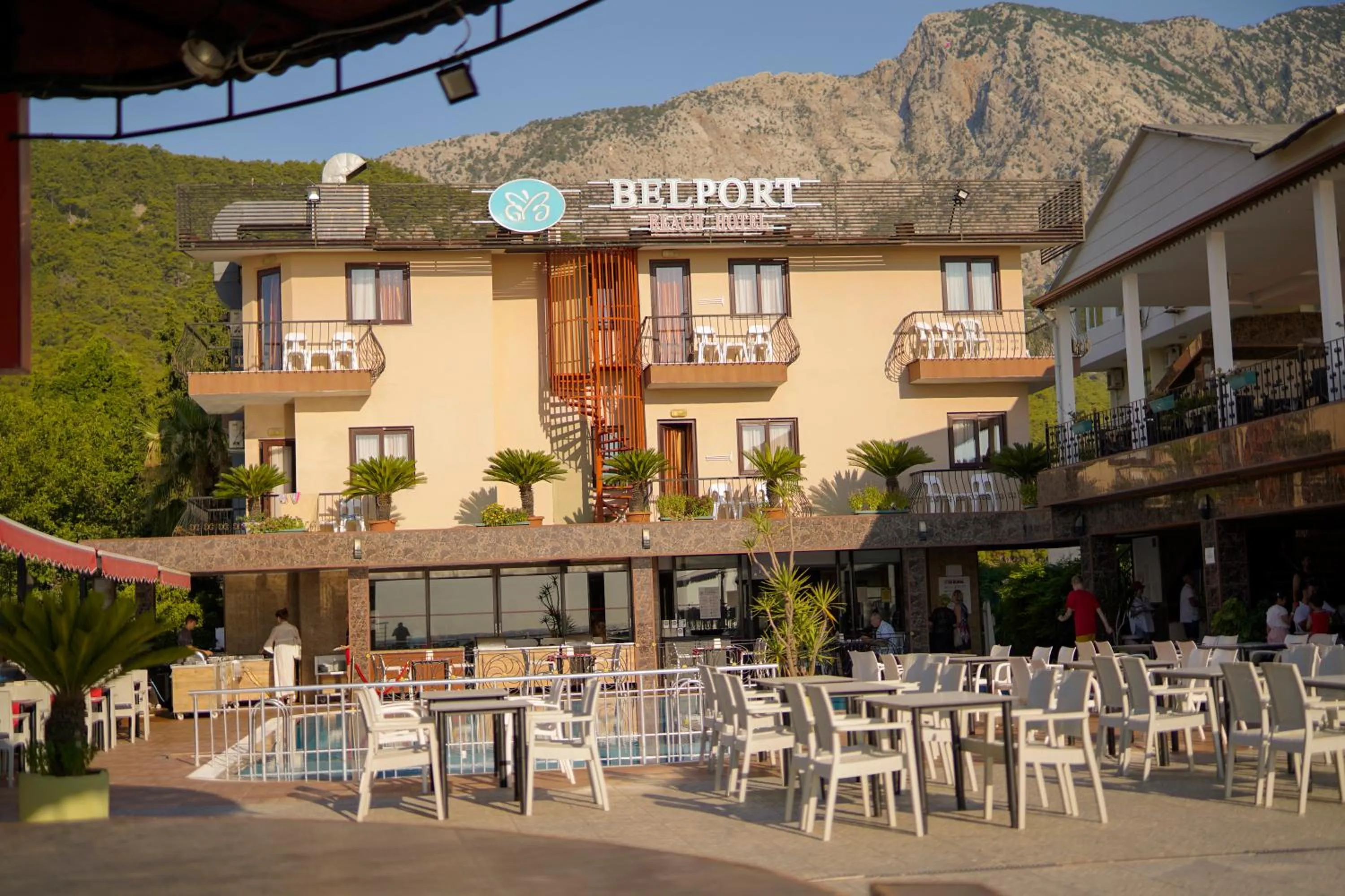 Property building in Aleria Belport Beach Hotel