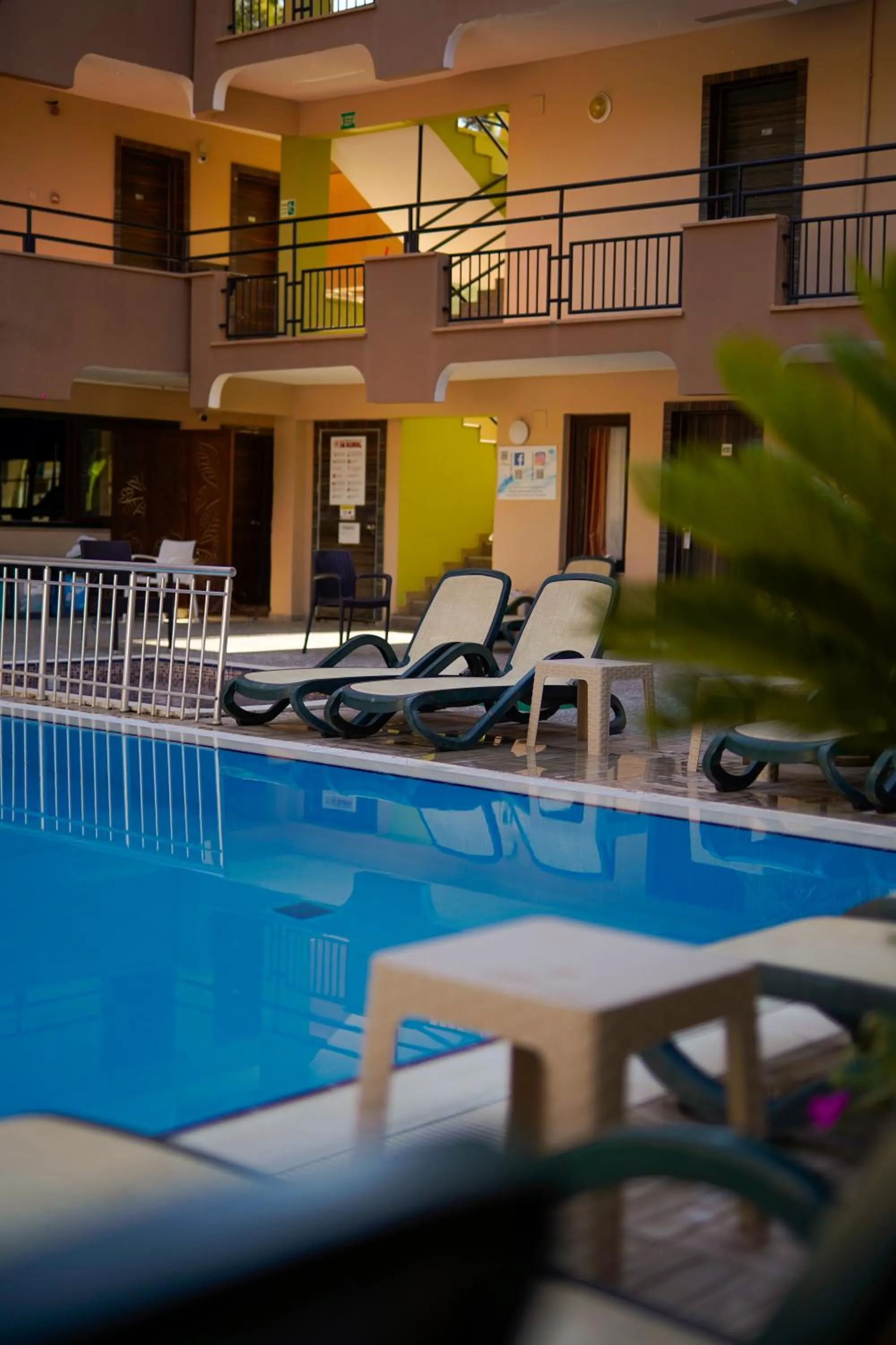 Pool view in Aleria Belport Beach Hotel