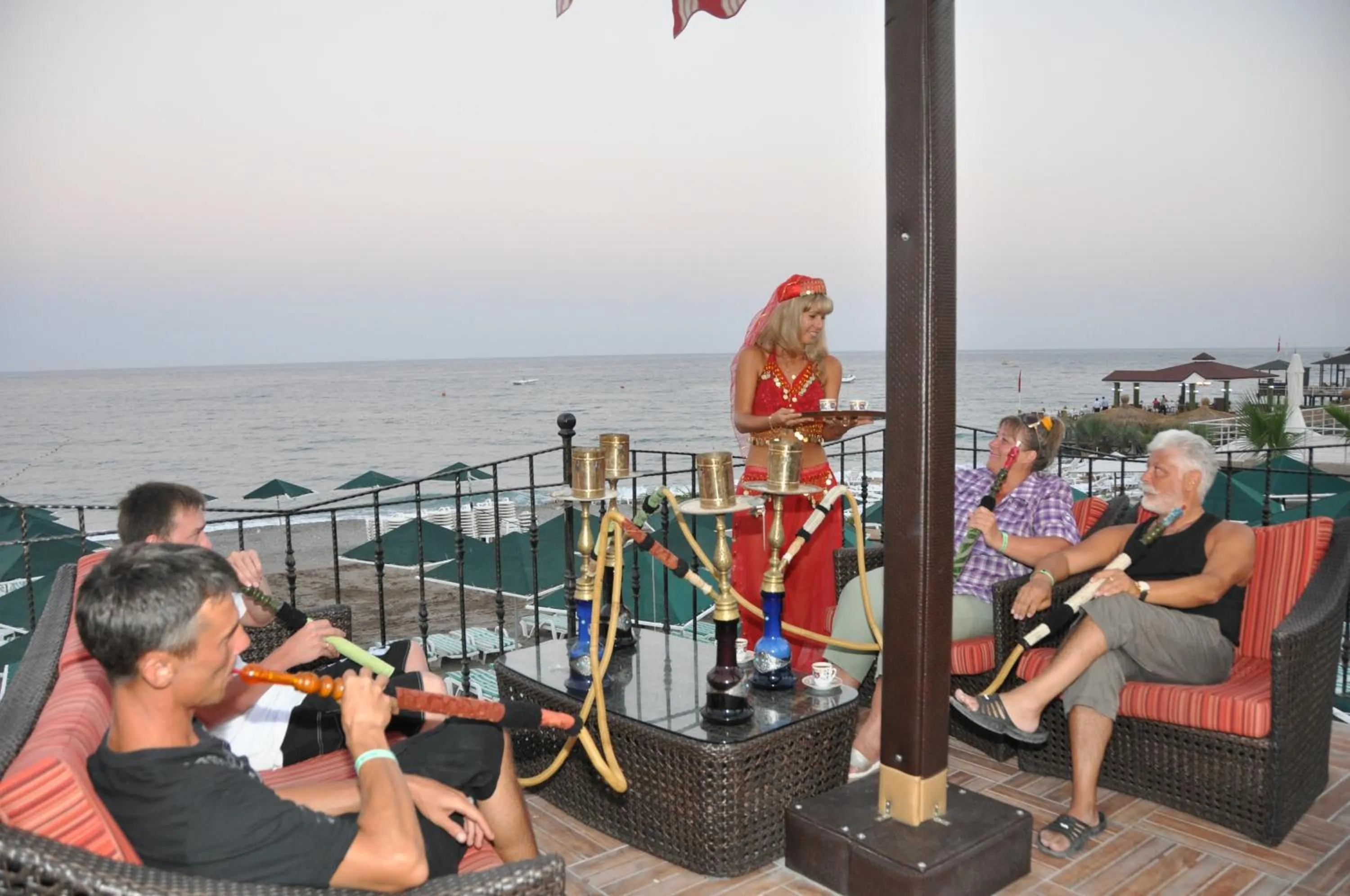 Balcony/Terrace in Aleria Belport Beach Hotel