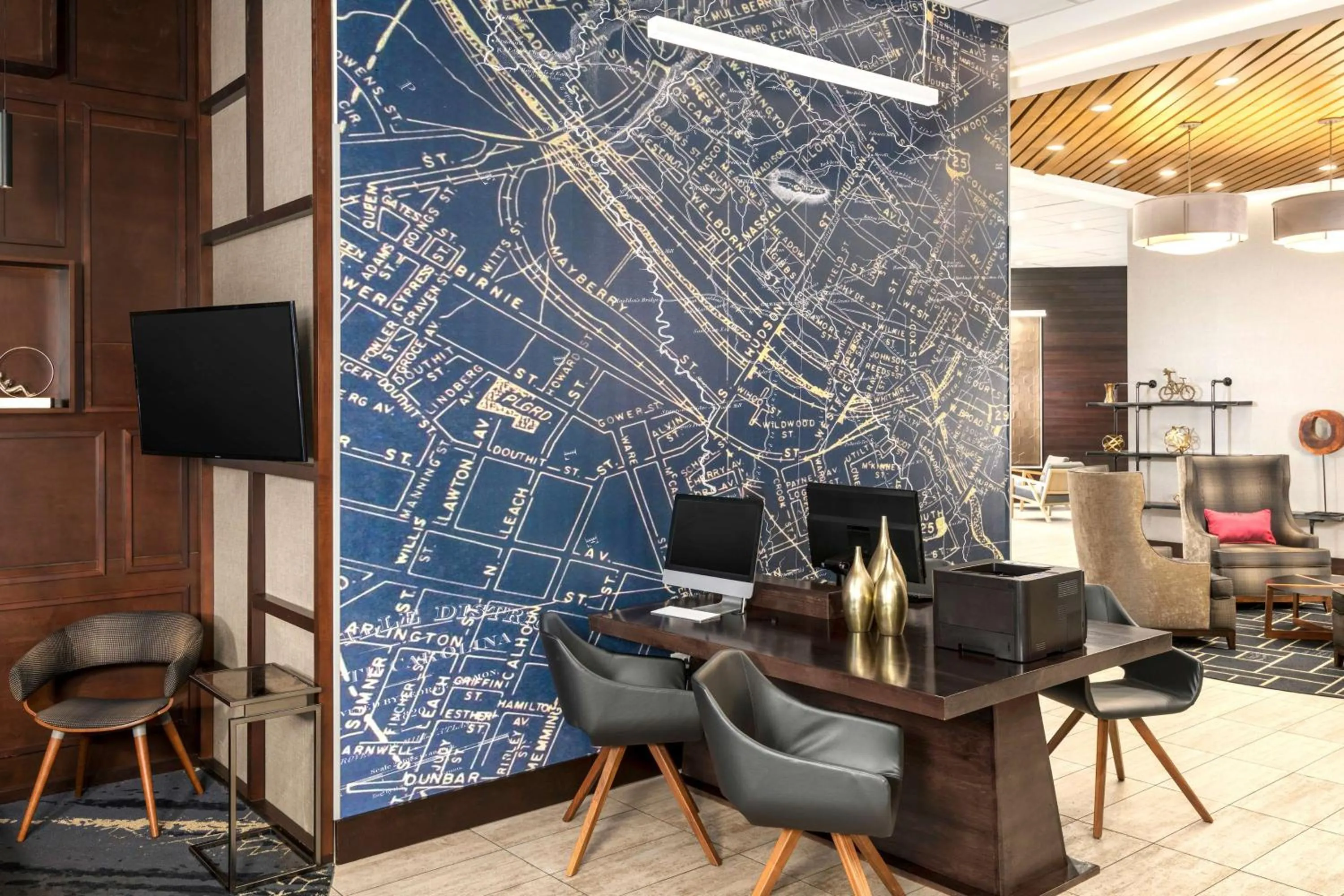 Lobby or reception in Hyatt Place Greenville Downtown