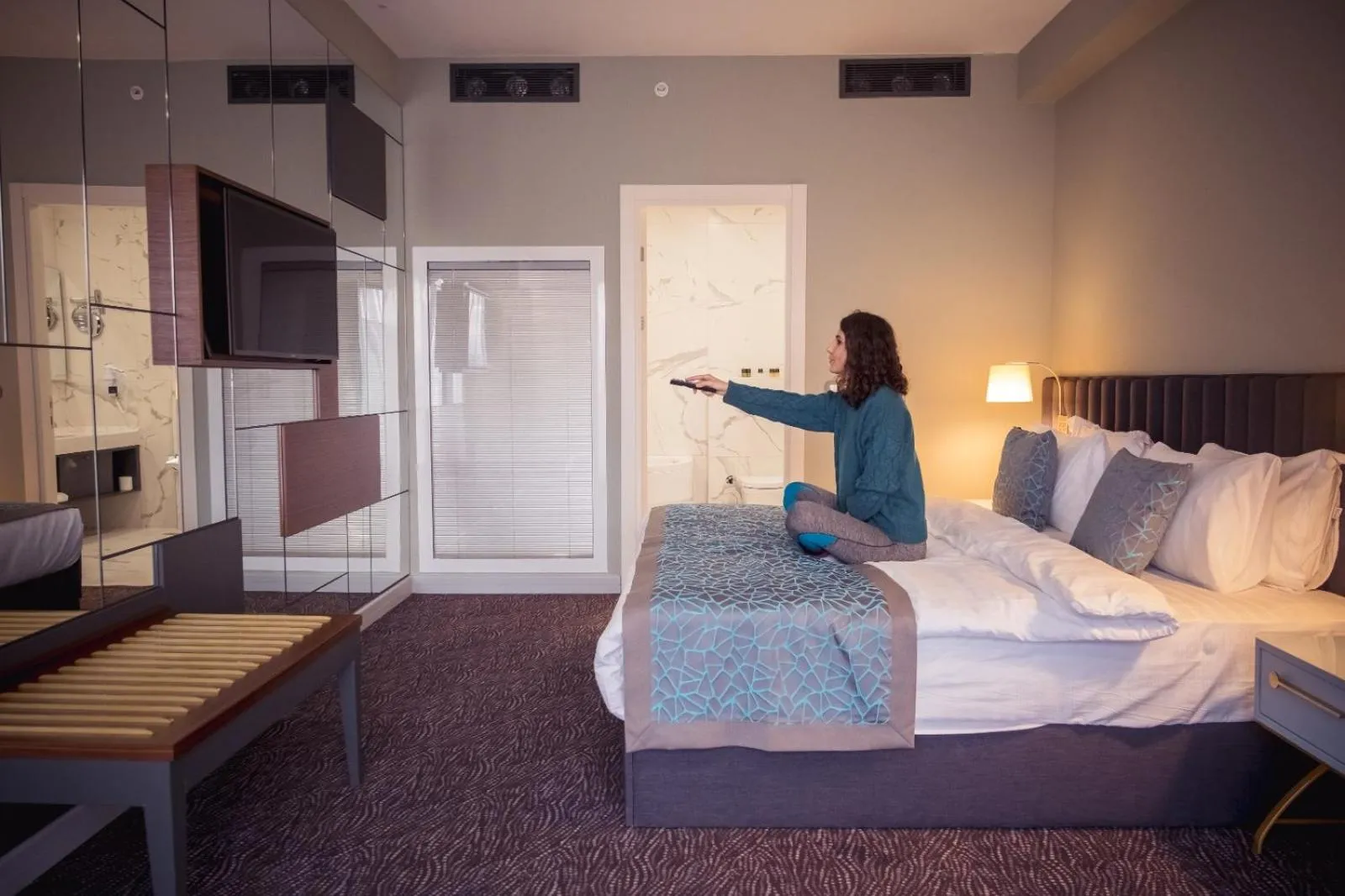 Bedroom, Bed in Capella Otel