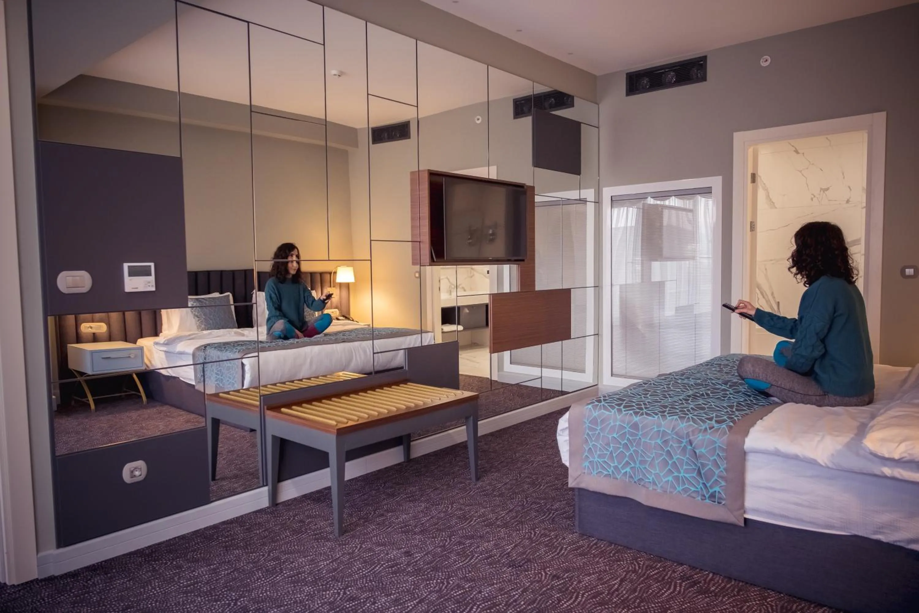 Bedroom, Bed in Capella Otel