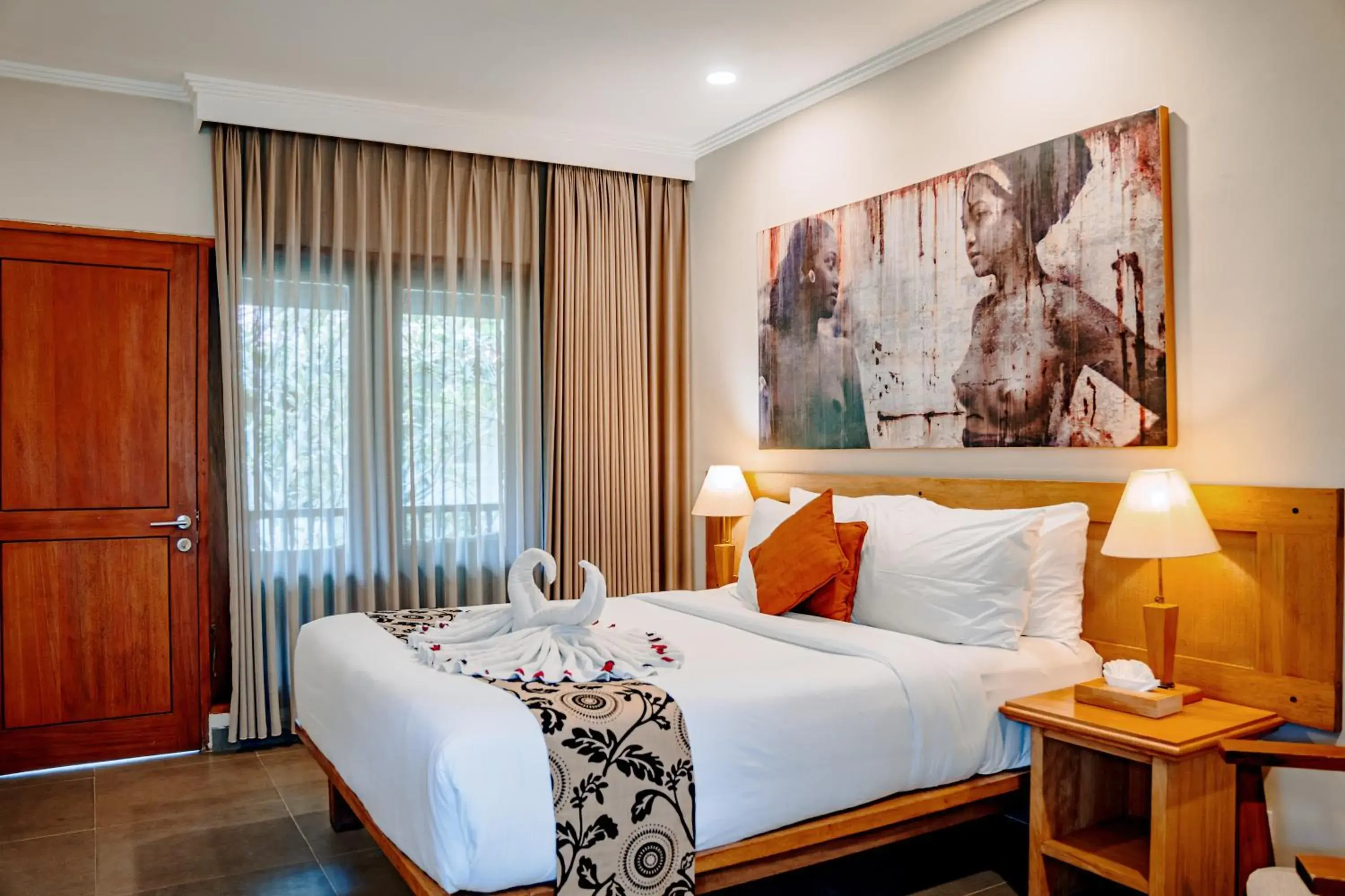 Bedroom, Bed in Puri Raja Hotel Bedroom, Bed in Puri Raja Hotel