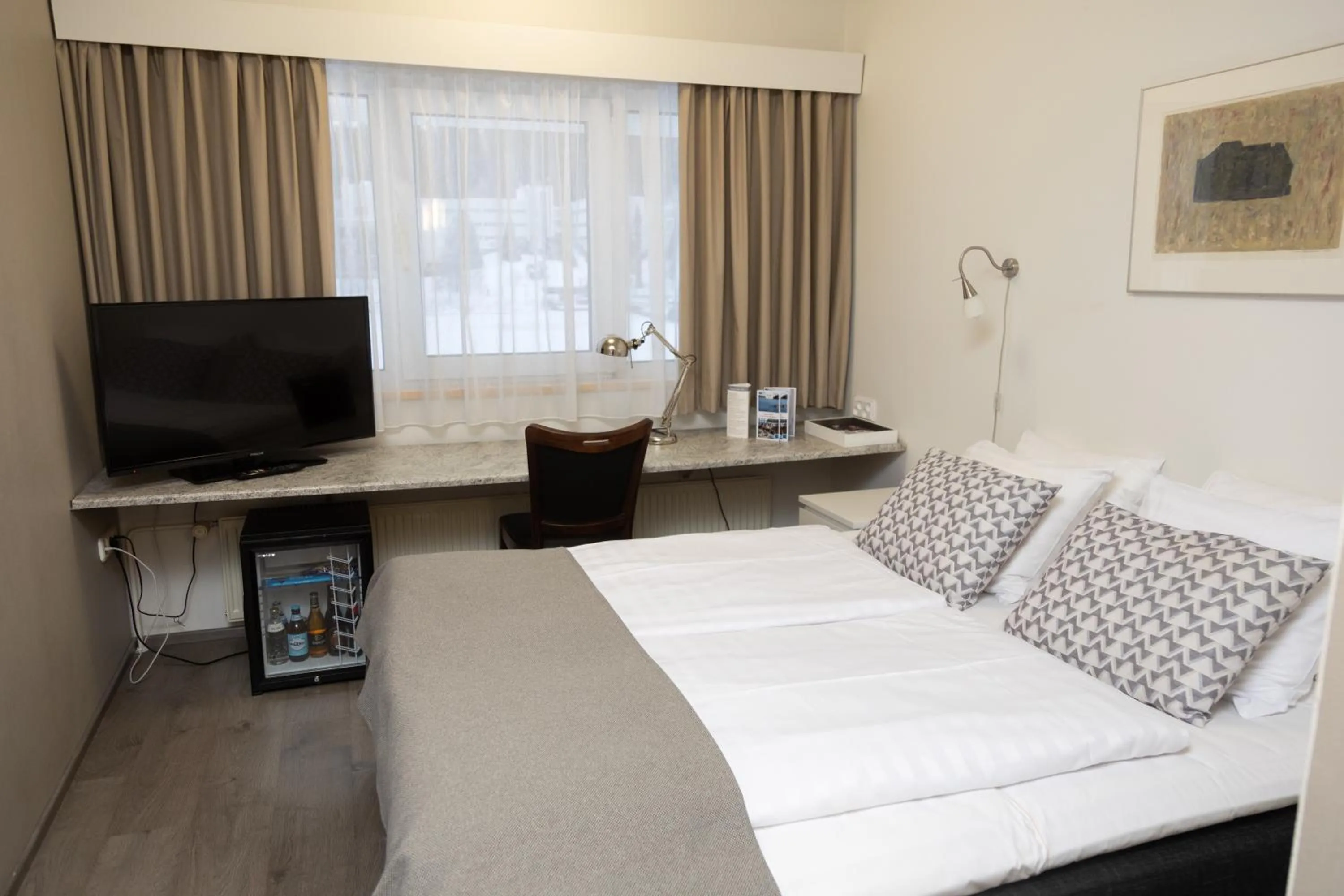 Bed in Finlandia Hotel Alba