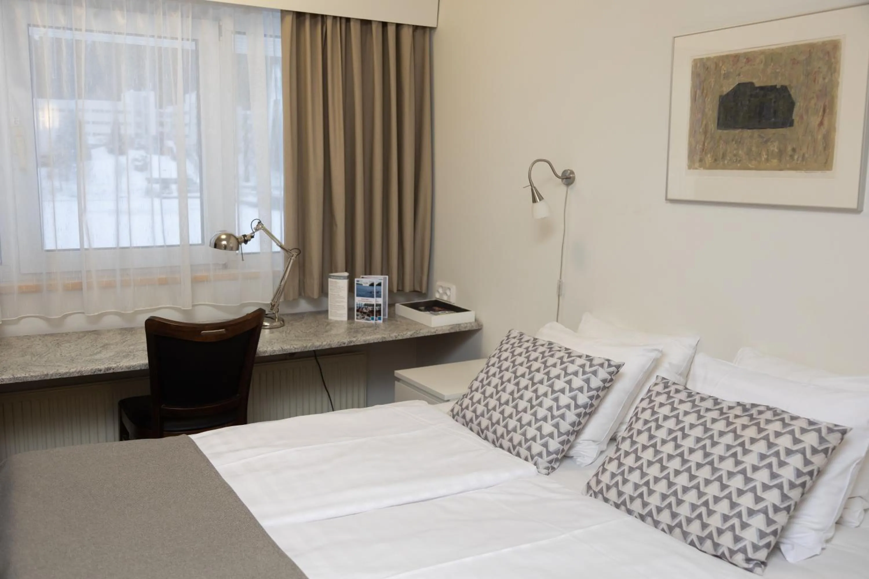 Bed in Finlandia Hotel Alba