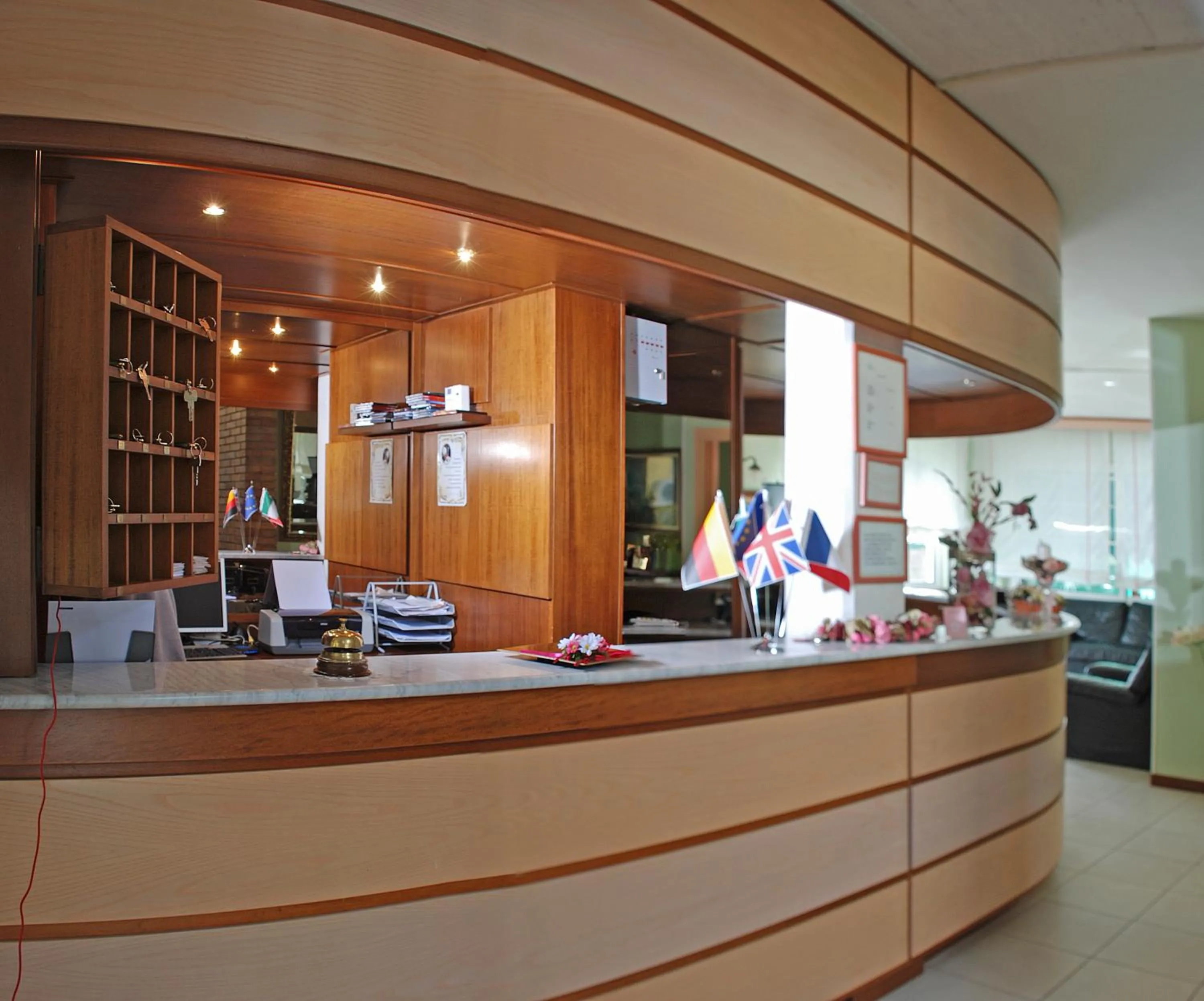 Lobby or reception in Hotel Michela