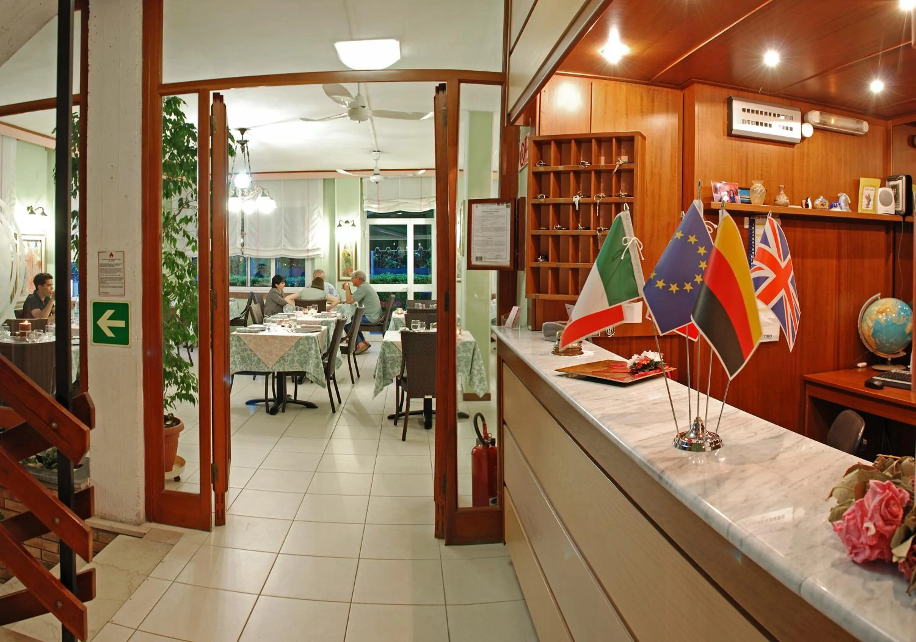 Lobby or reception in Hotel Michela