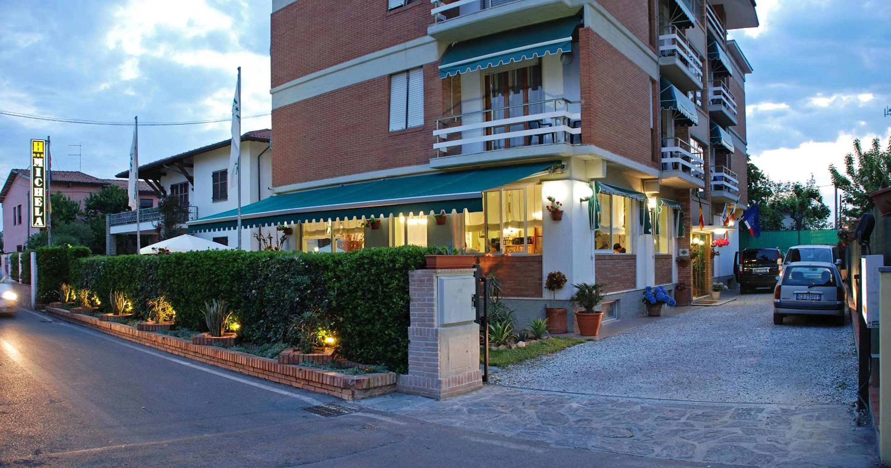 Facade/entrance in Hotel Michela