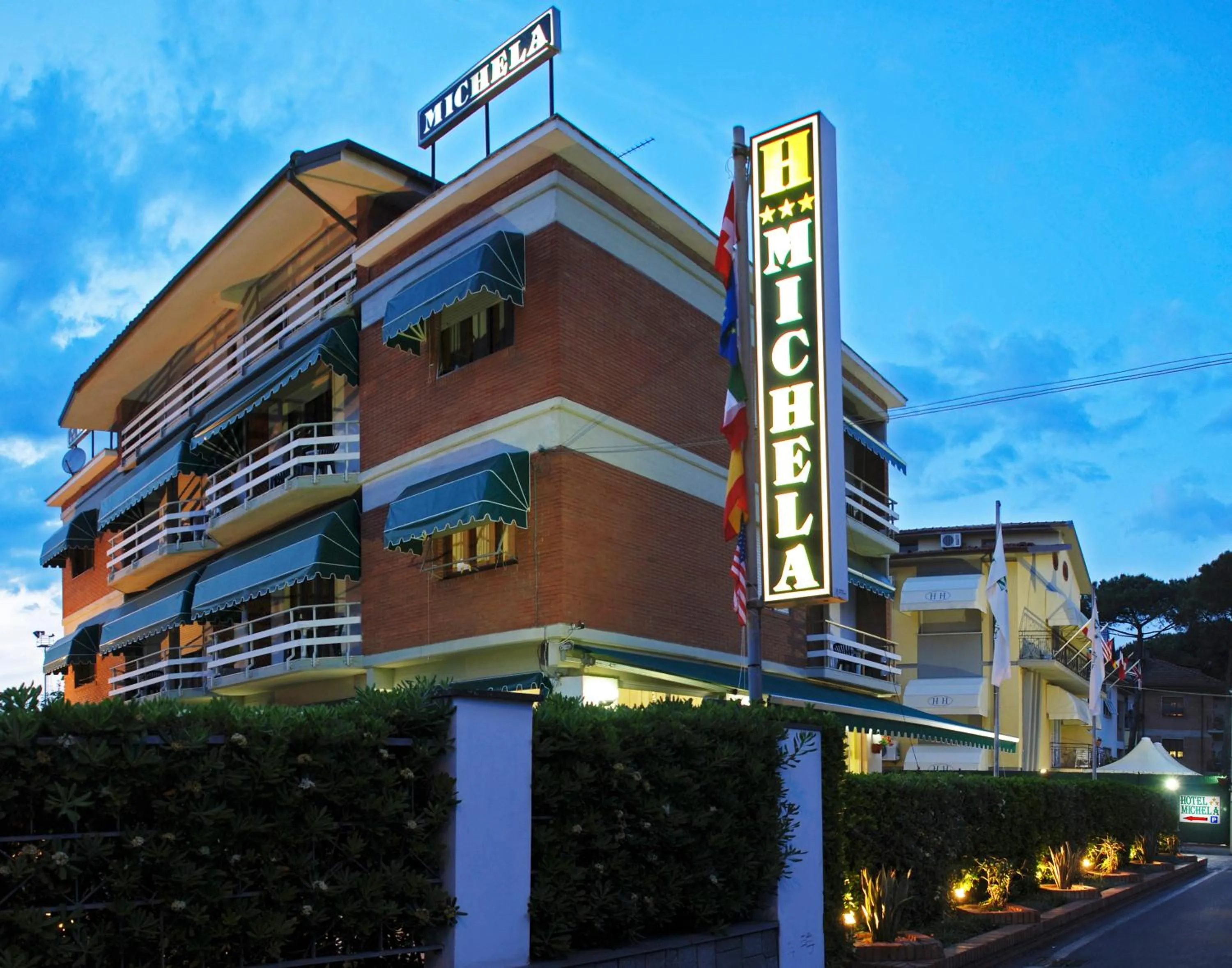 Property building in Hotel Michela